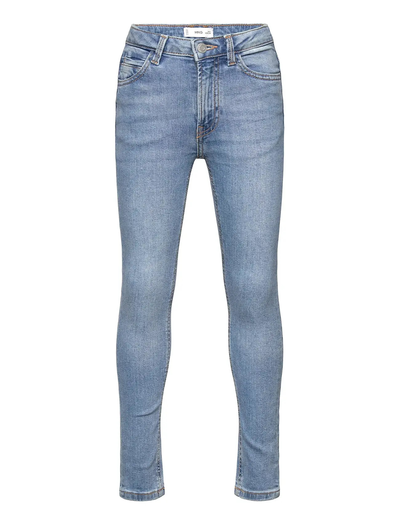 MANGO Star-bestickt Skinny Jeans Blau - 12 - Kinder