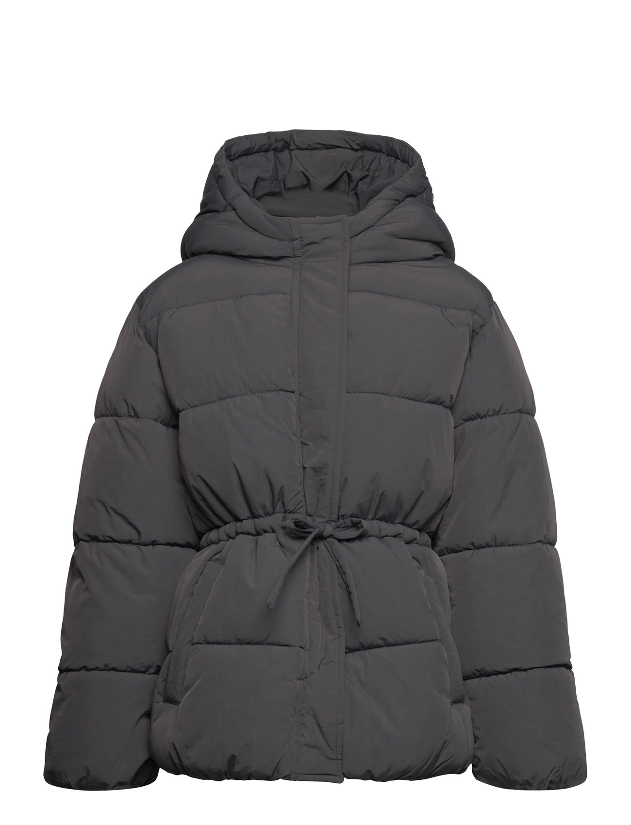 MANGO Hooded Anorak With Drawstring Grau - 10 - Kinder