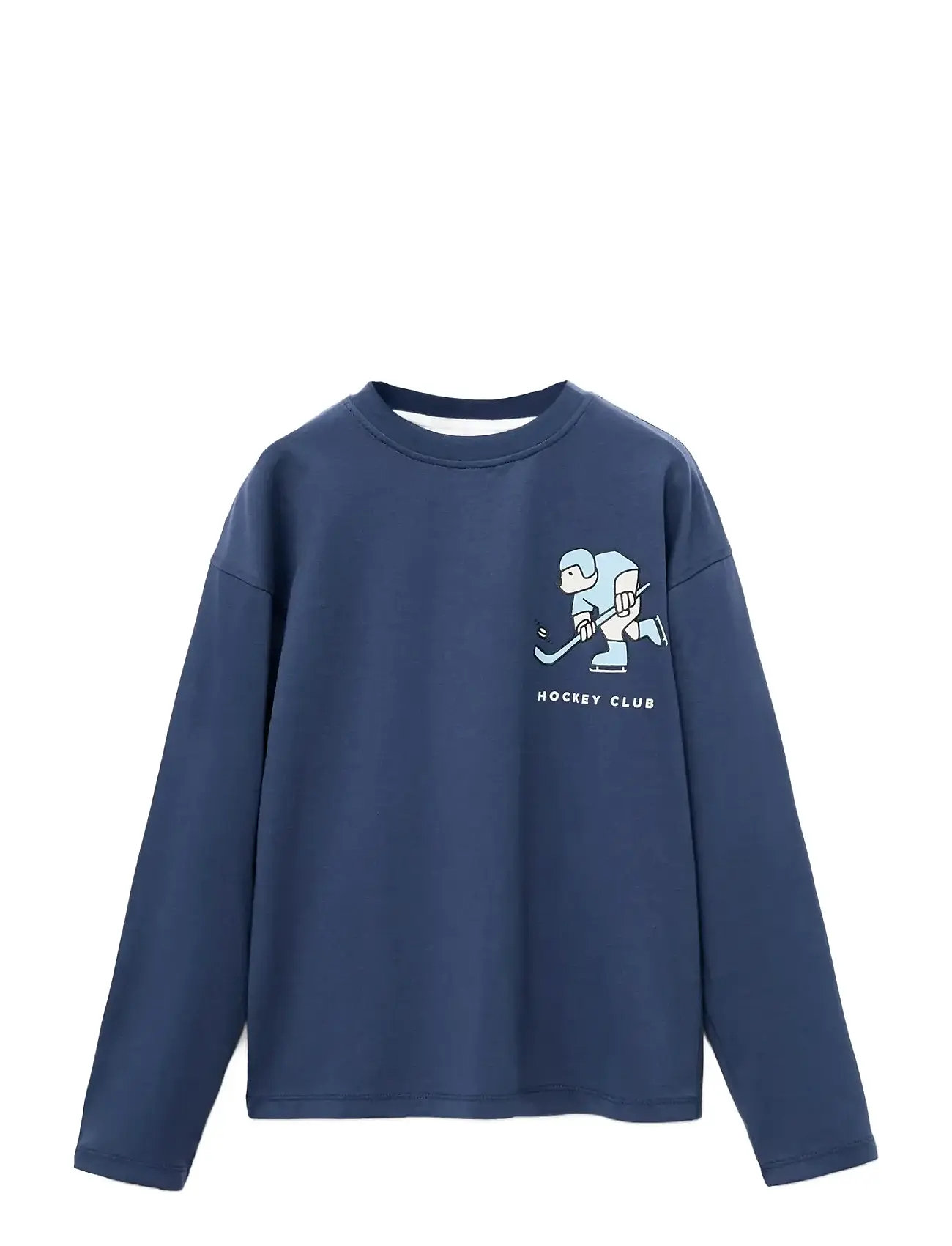 MANGO Printed Baumwolle-Blend T-Shirt Navy - 9-10 - Kinder