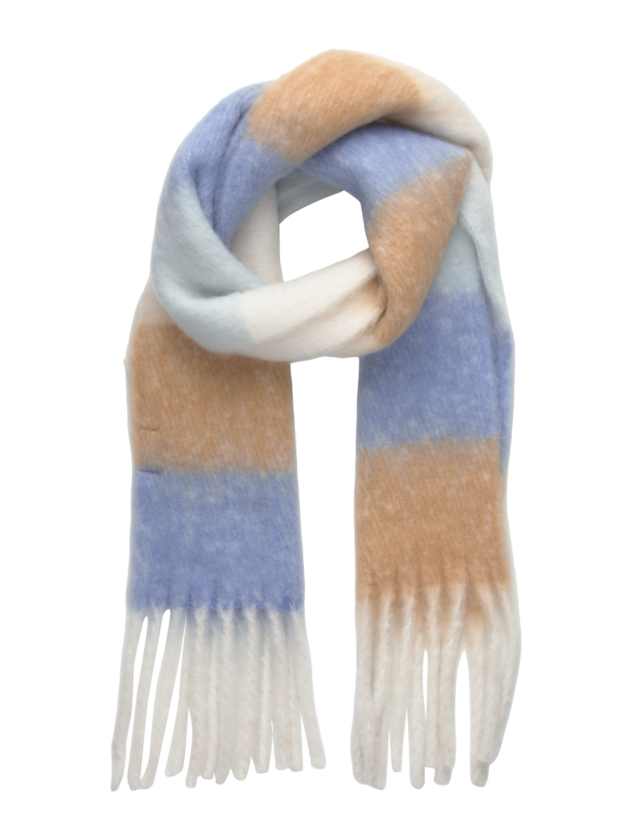 Mango Striped Knit Scarf, One Size, Multi/patterned, Tørklæder & Halsvarmere > Tørklæder, Børn