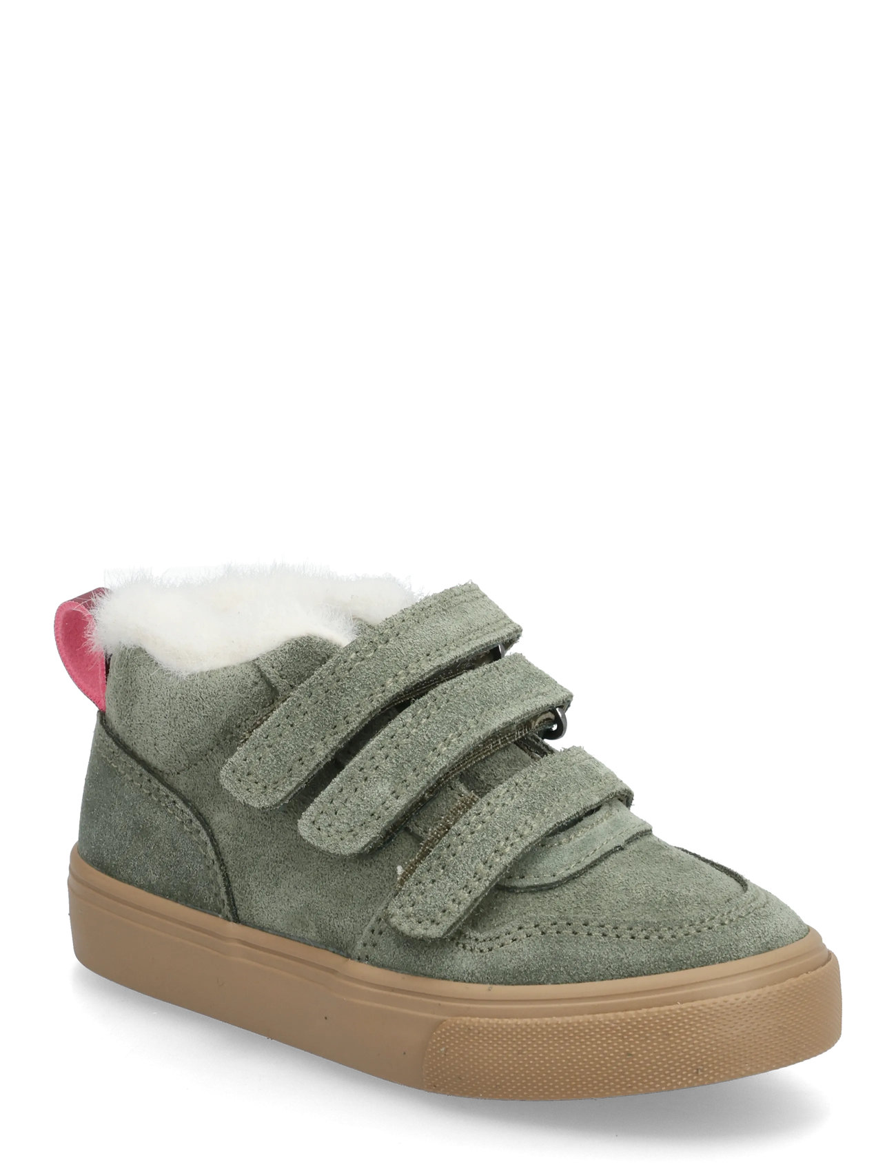 MANGO Leder Trainers With Fleece Khaki - 27 - Kinder