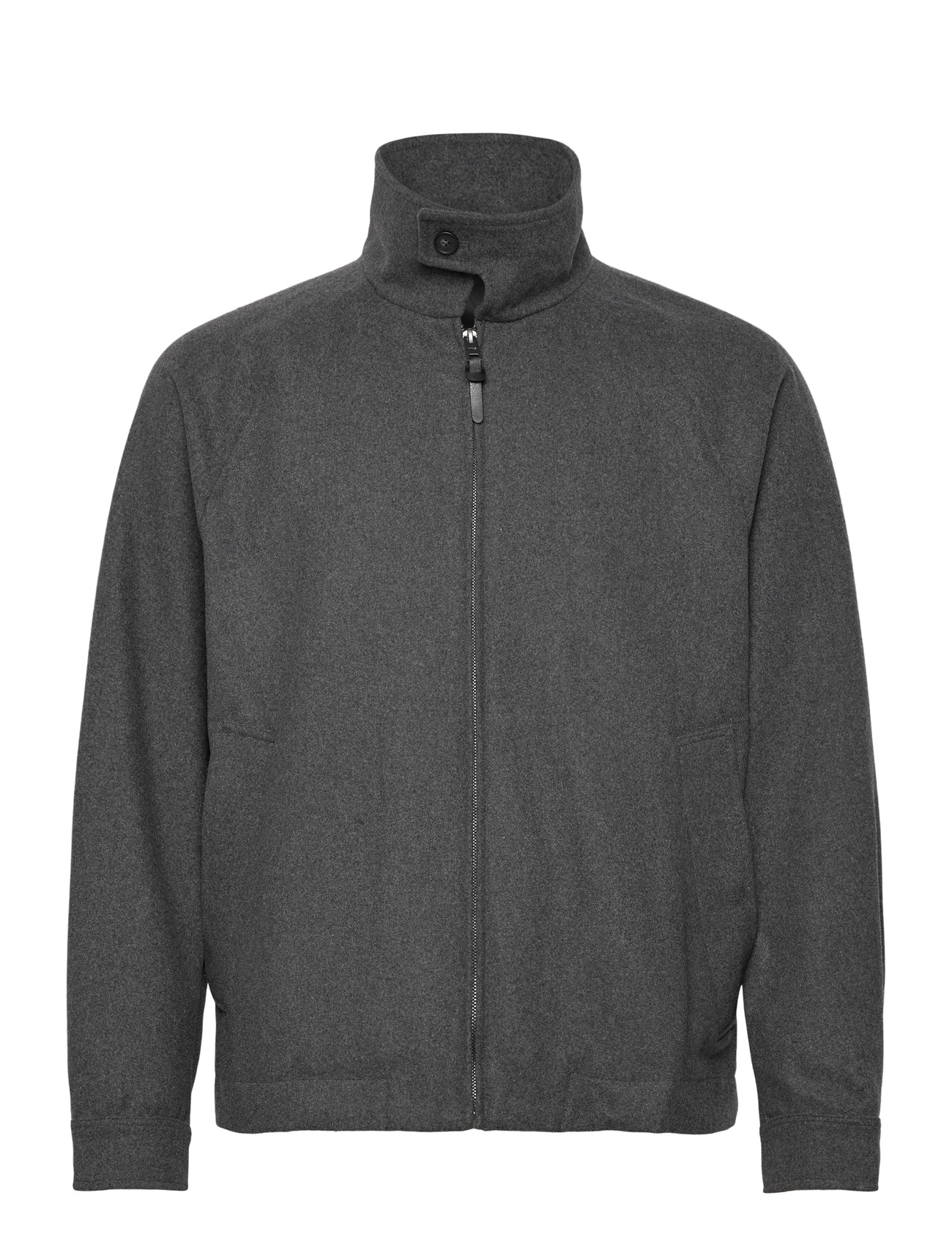 MANGO Wolle-Blend Jacke Grau - XL - Herren