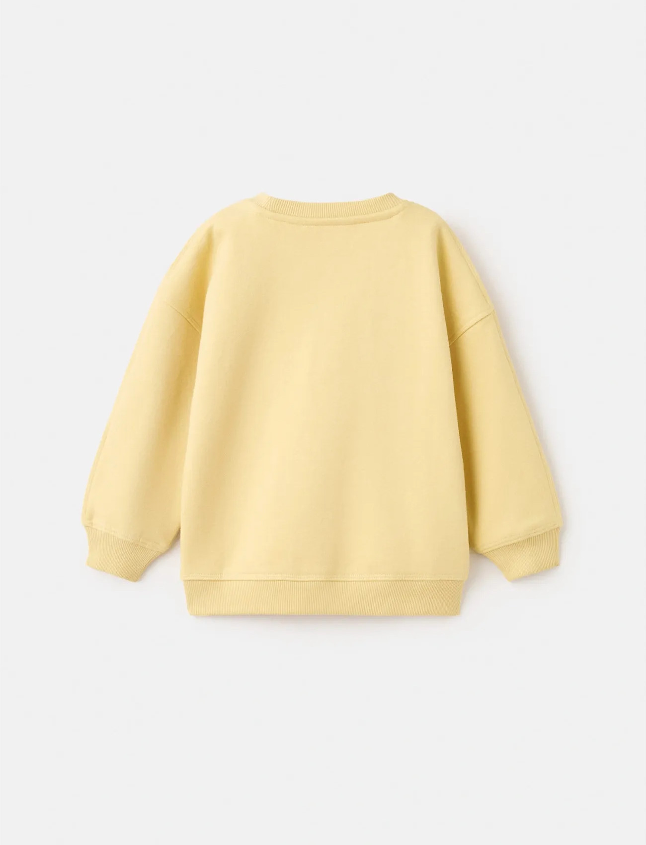 Mango Printed Embroidered Sweatshirt, 12-18M, Yellow, Sweatshirts & Hættetrøjer > Sweatshirts, Børn