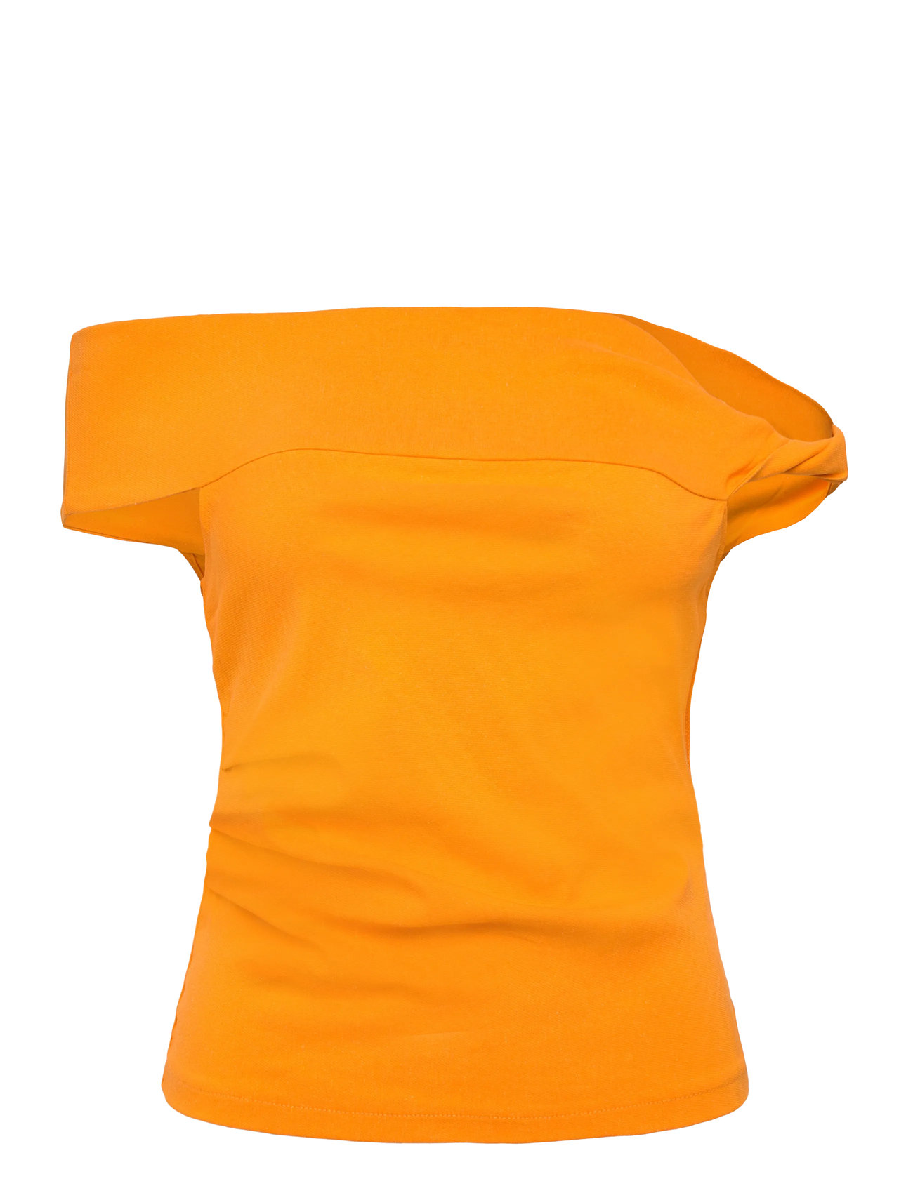 MANGO Asymmetrical Strapless Oberteil Orange - XS - Damen