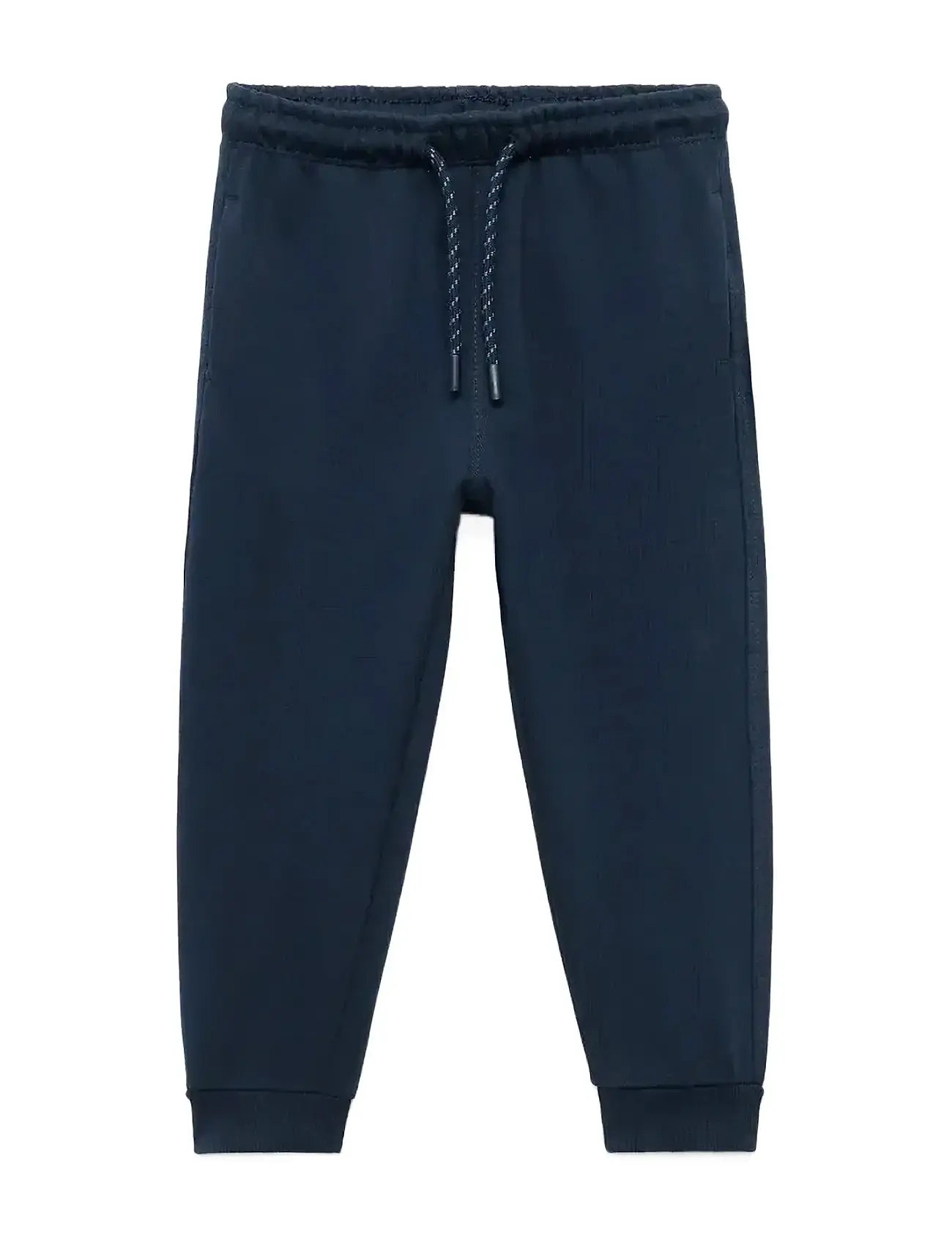 Mango Cotton Jogger-Style Trousers, 2-3, Navy, Underdele > Joggingbukser, Børn