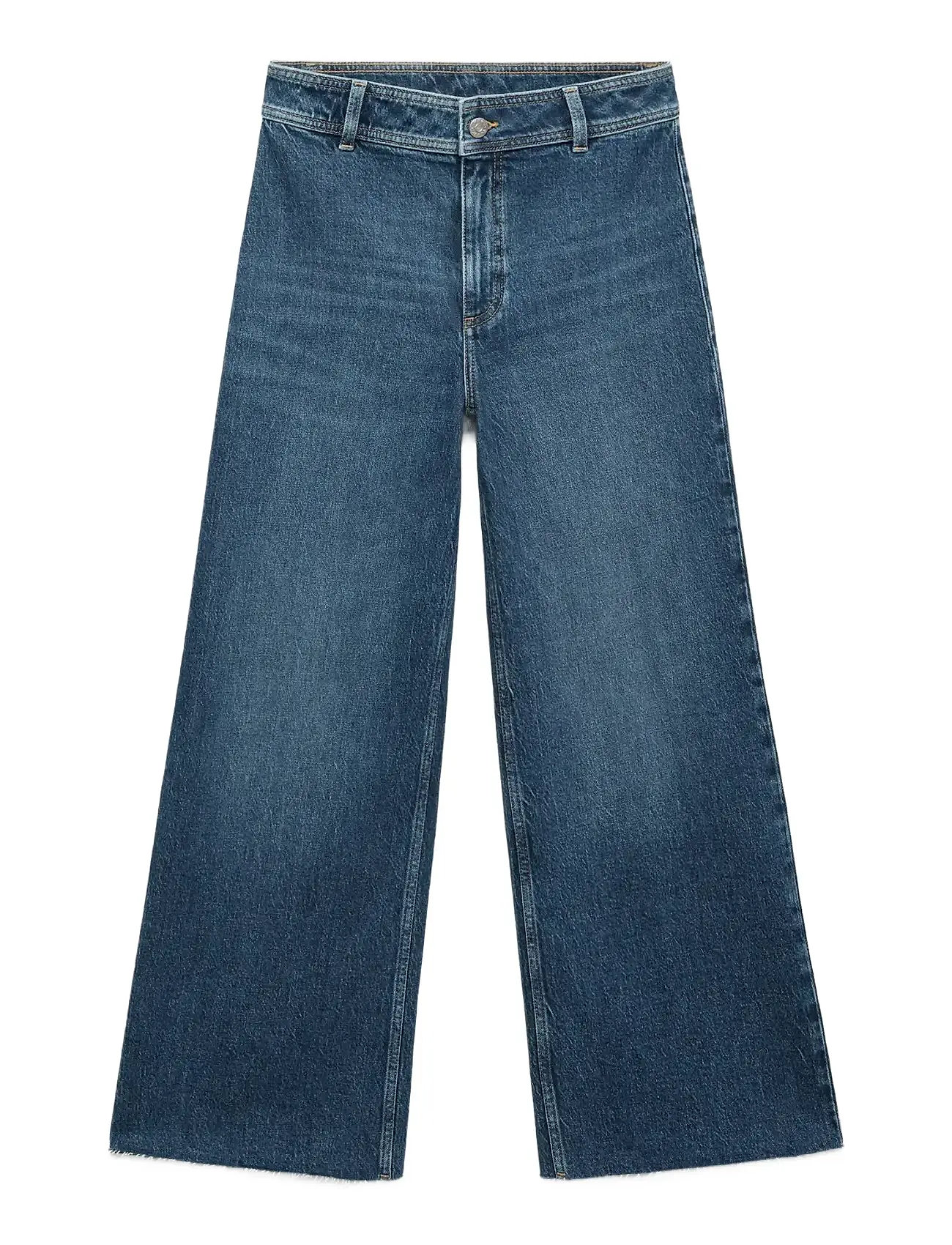 MANGO Catherin Culotte High-Rise Jeans Blau - 46 - Damen
