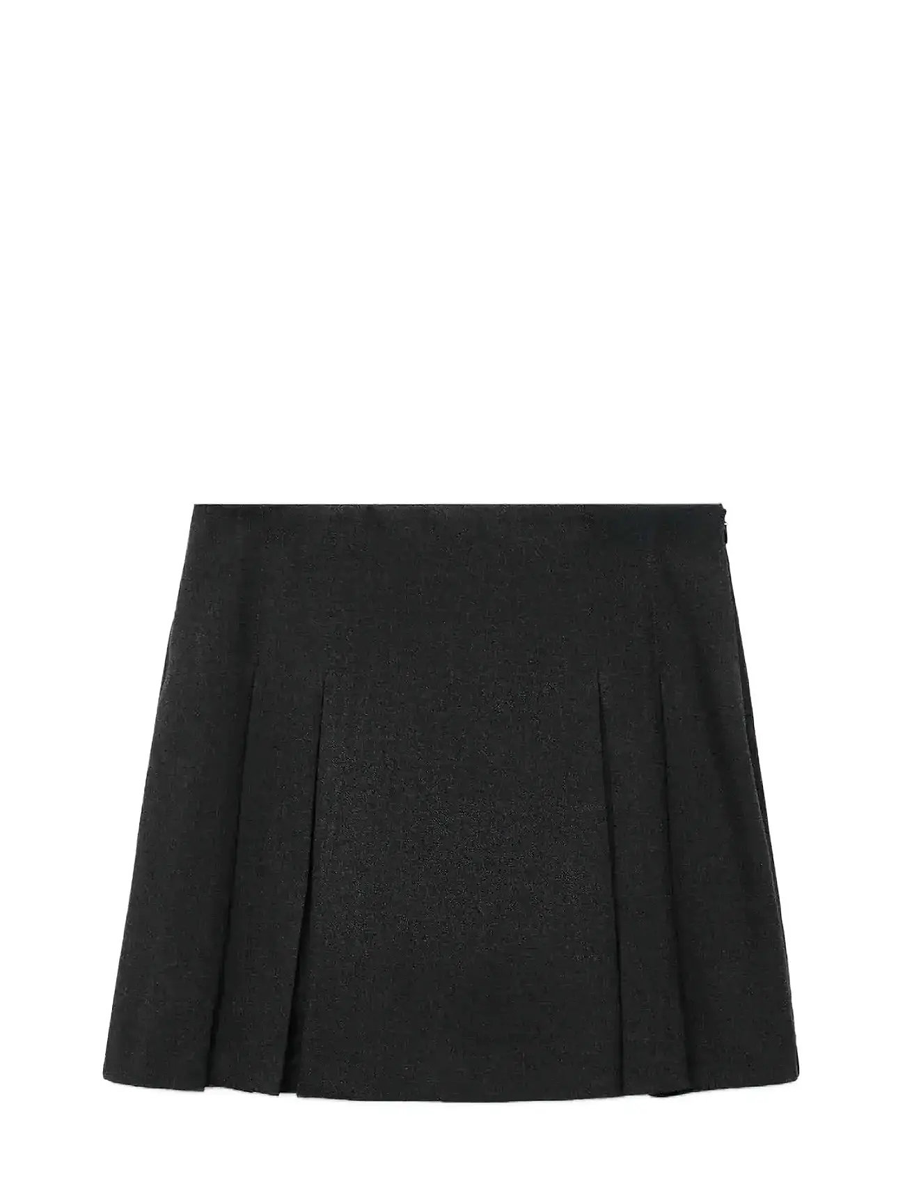MANGO Pleated Mini-Rock Schwarz - 38 - Damen