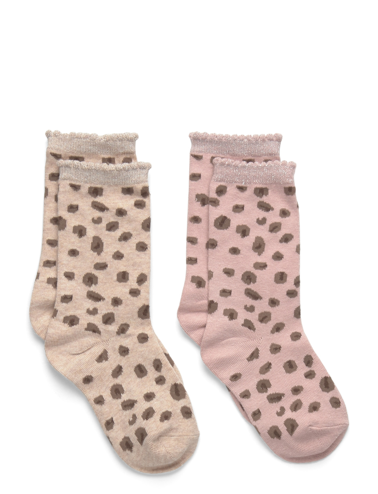 MANGO 2 Pack Patterned Socken Braun - S - Kinder