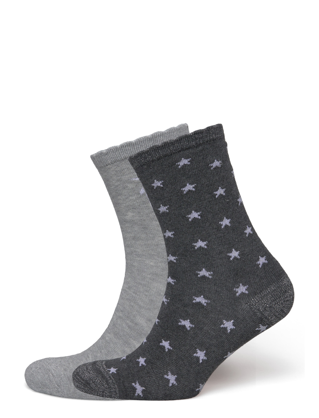 MANGO 2 Pack Patterned Socken Grau - M - Kinder