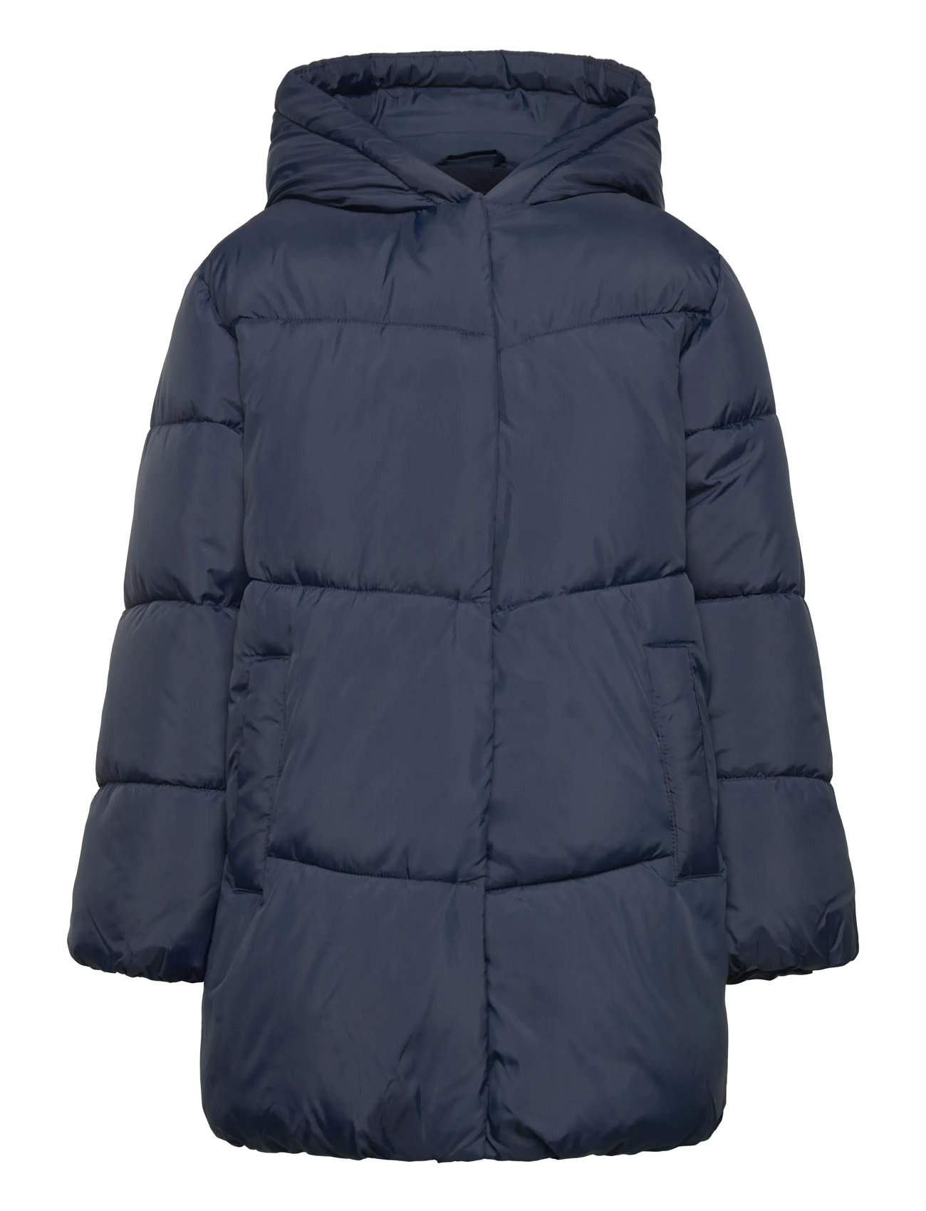 MANGO Hood Puffer Mantel Navy - 12 - Kinder