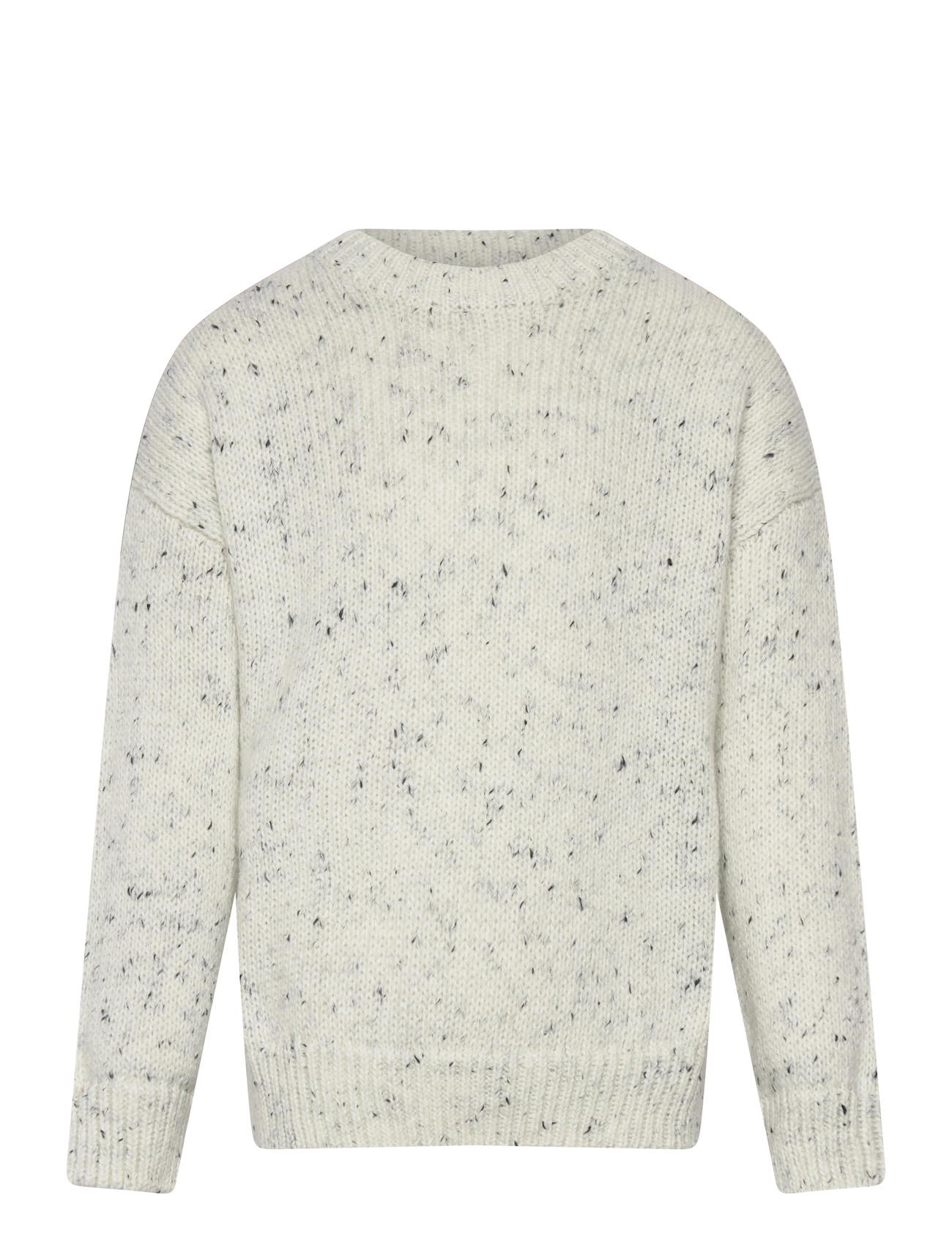 Mango Flecked Wool Sweater, 7-8, Cream, Sweatshirts & Hættetrøjer > Sweatshirts, Børn
