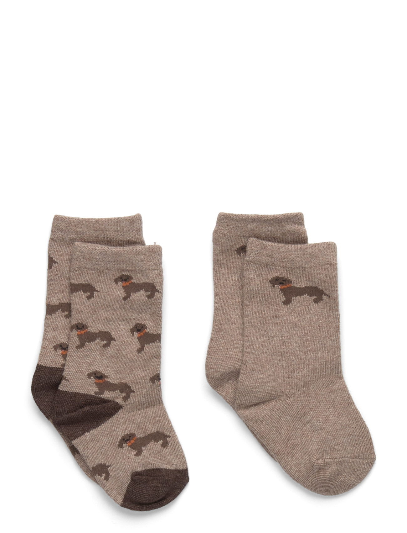 Mango 2 Pack Patterned Socks, 3-4, Beige, Sokker & Strømpebukser > Sokker, Børn
