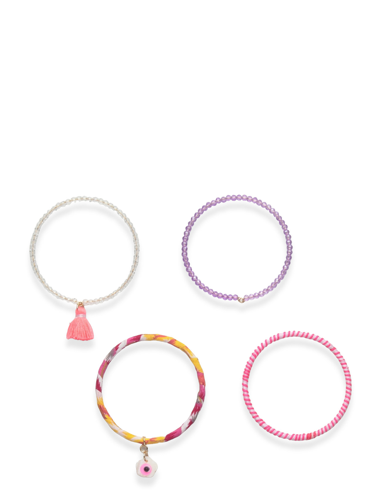 MANGO Pack Of 4 Bracelets Patterned - One Size - Kinder