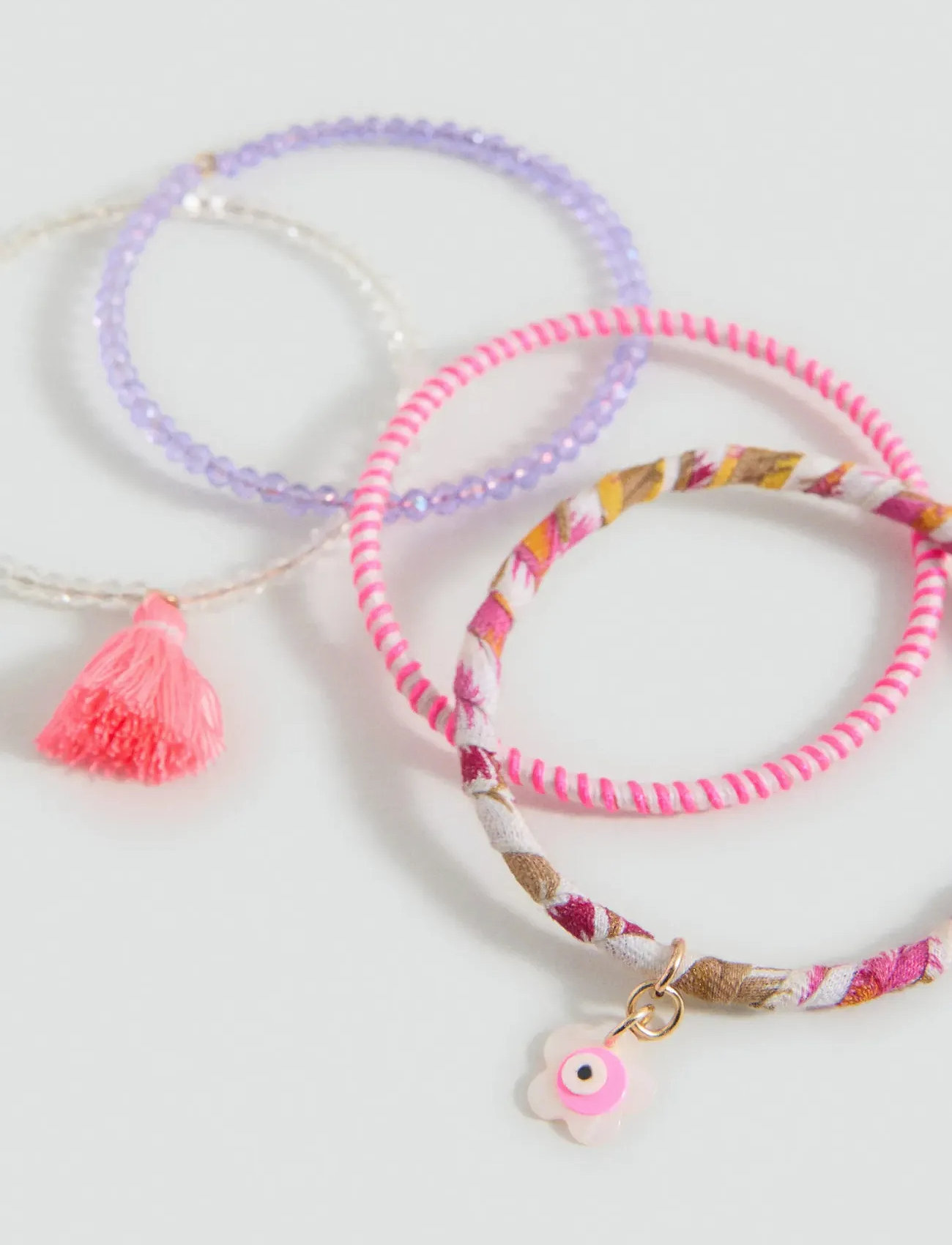 Mango Pack Of 4 Bracelets, One Size, Multi/patterned, Kids Smykker > Armbånd, Børn