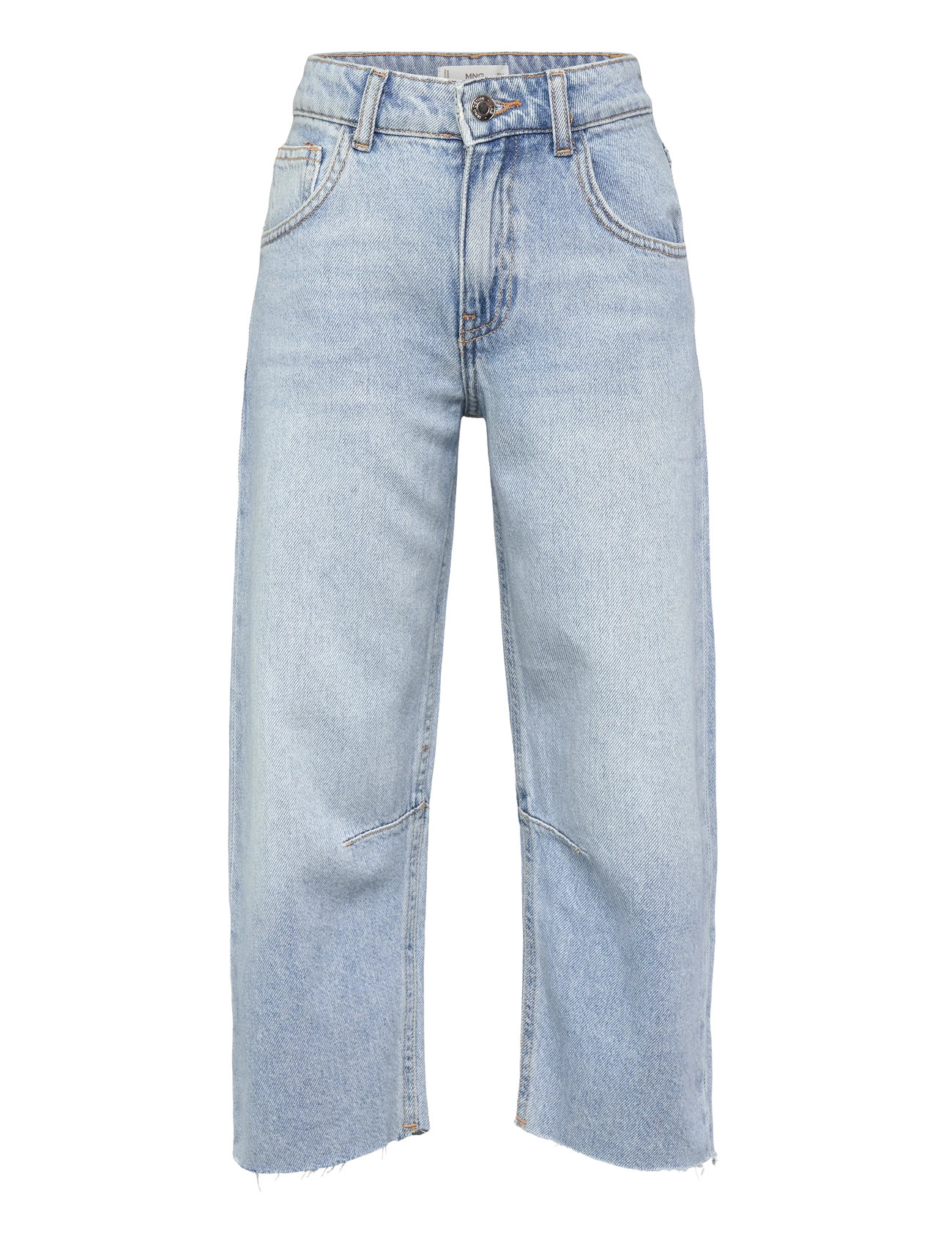MANGO Mid-Rise Balloon Jeans Blau - 8 - Kinder