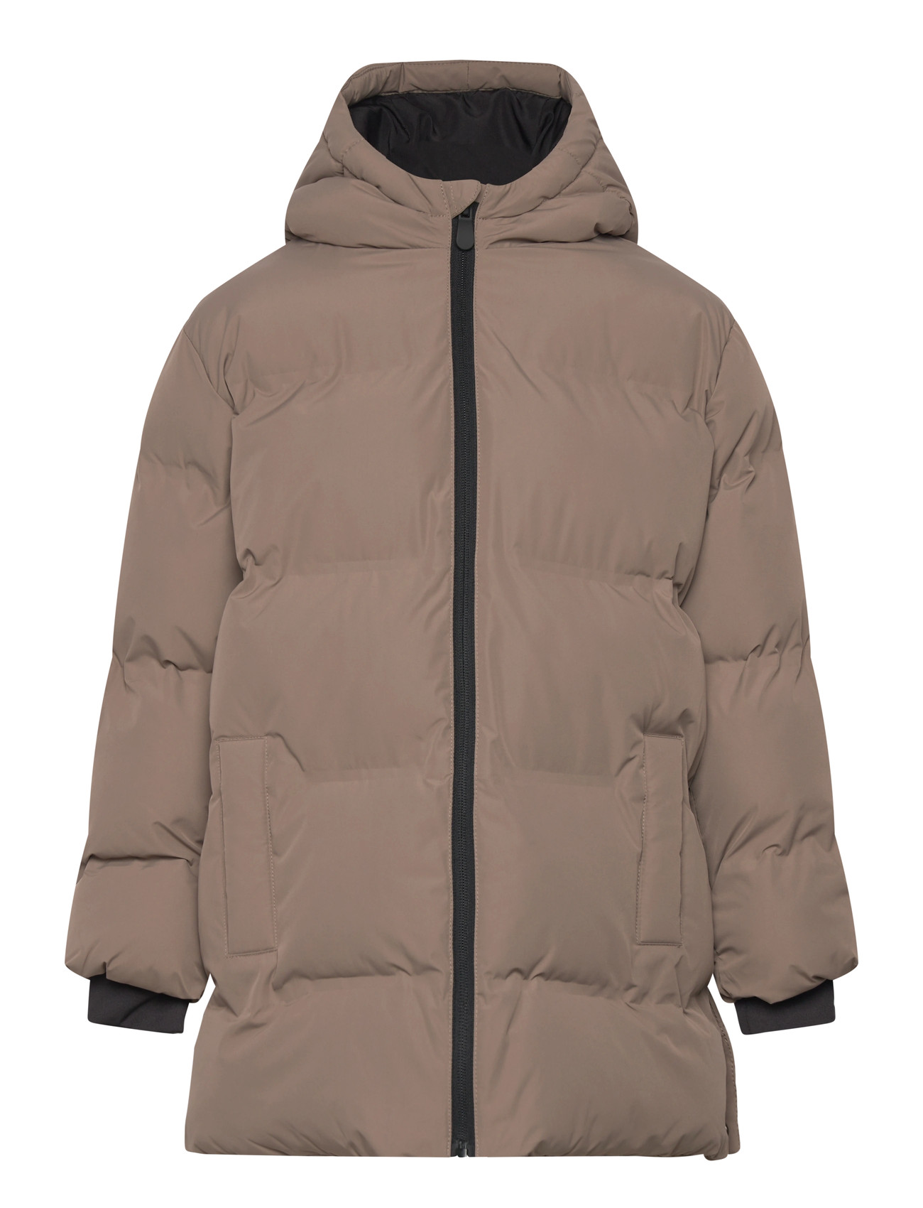MANGO Long Gefüttert Anorak With Hood Beige - 6 - Kinder