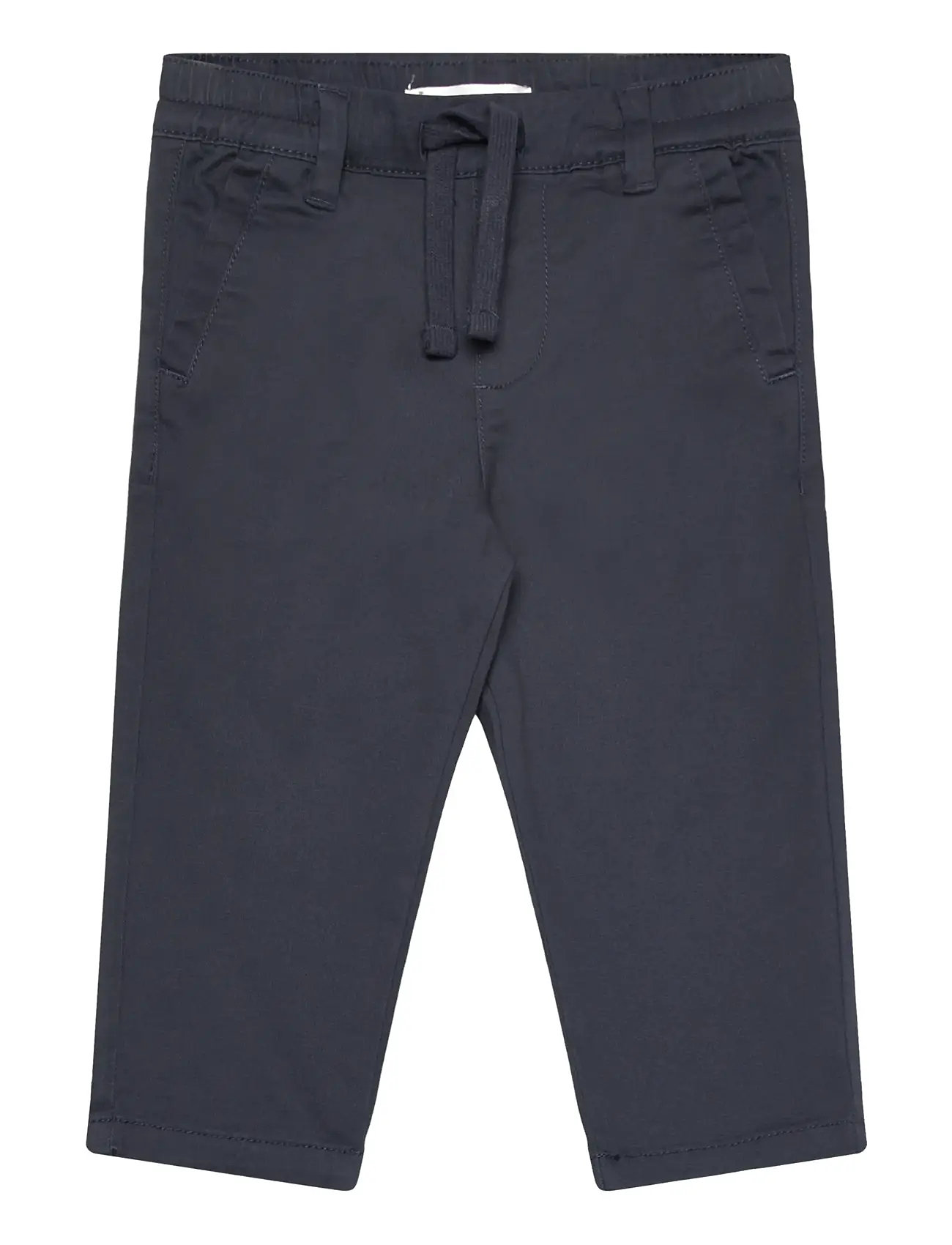 Mango Drawstring Cotton Trousers, 3-4, Black, Underdele > Joggingbukser, Børn