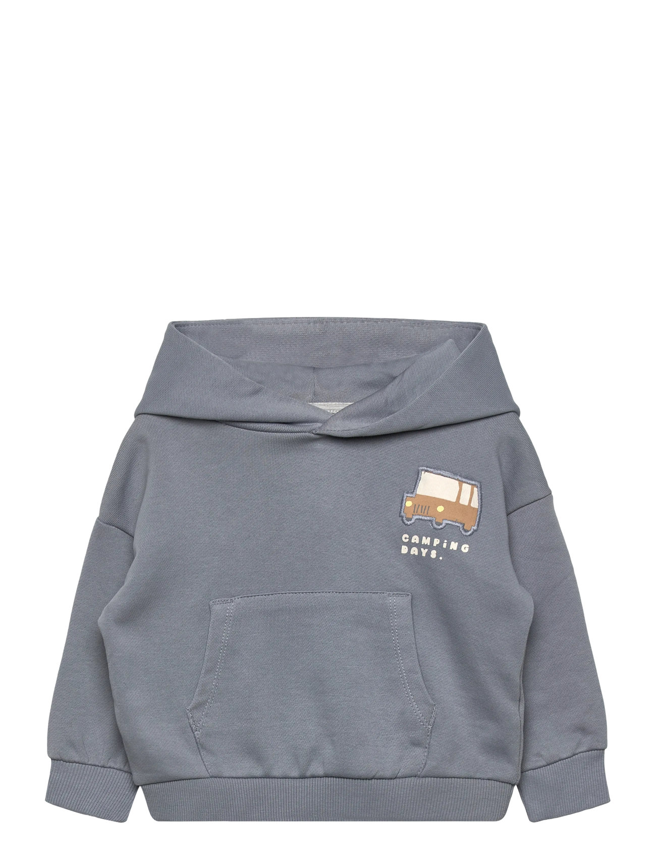 MANGO Bestickt Hoodie Blau - 5-6 - Kinder