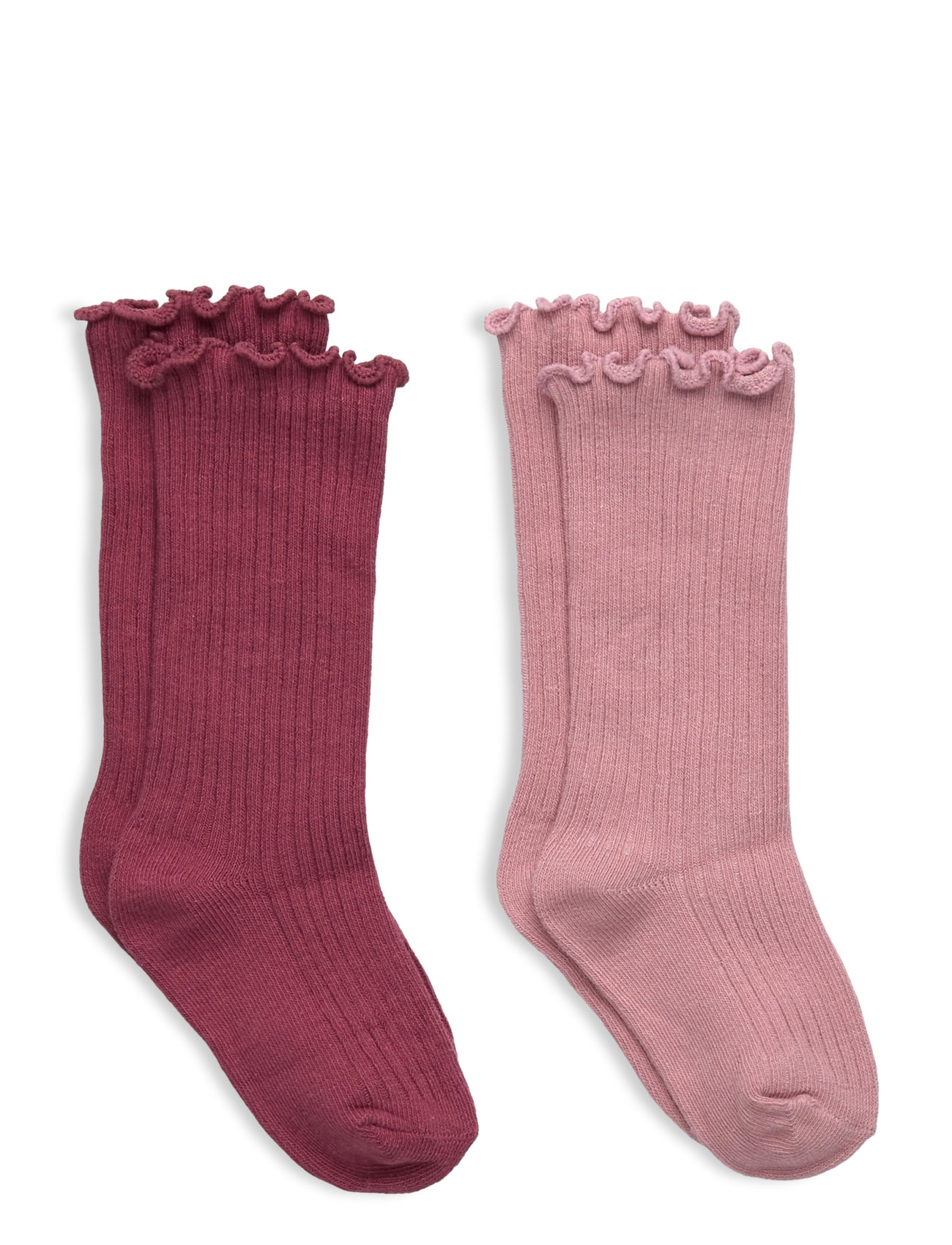 MANGO 2 Pack Ribbed Socken Burgundy - 1-2 - Kinder