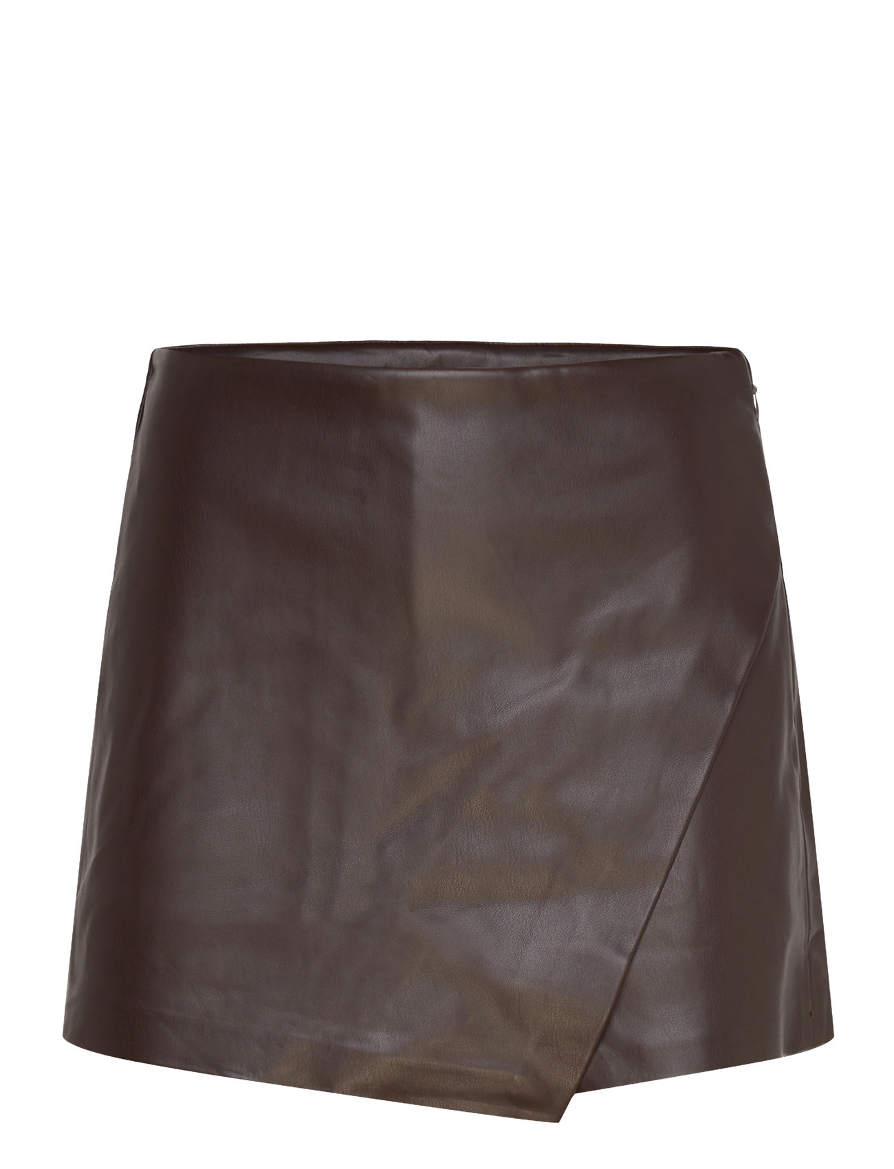 MANGO Faux-Leder Culottes Braun - 36 - Damen