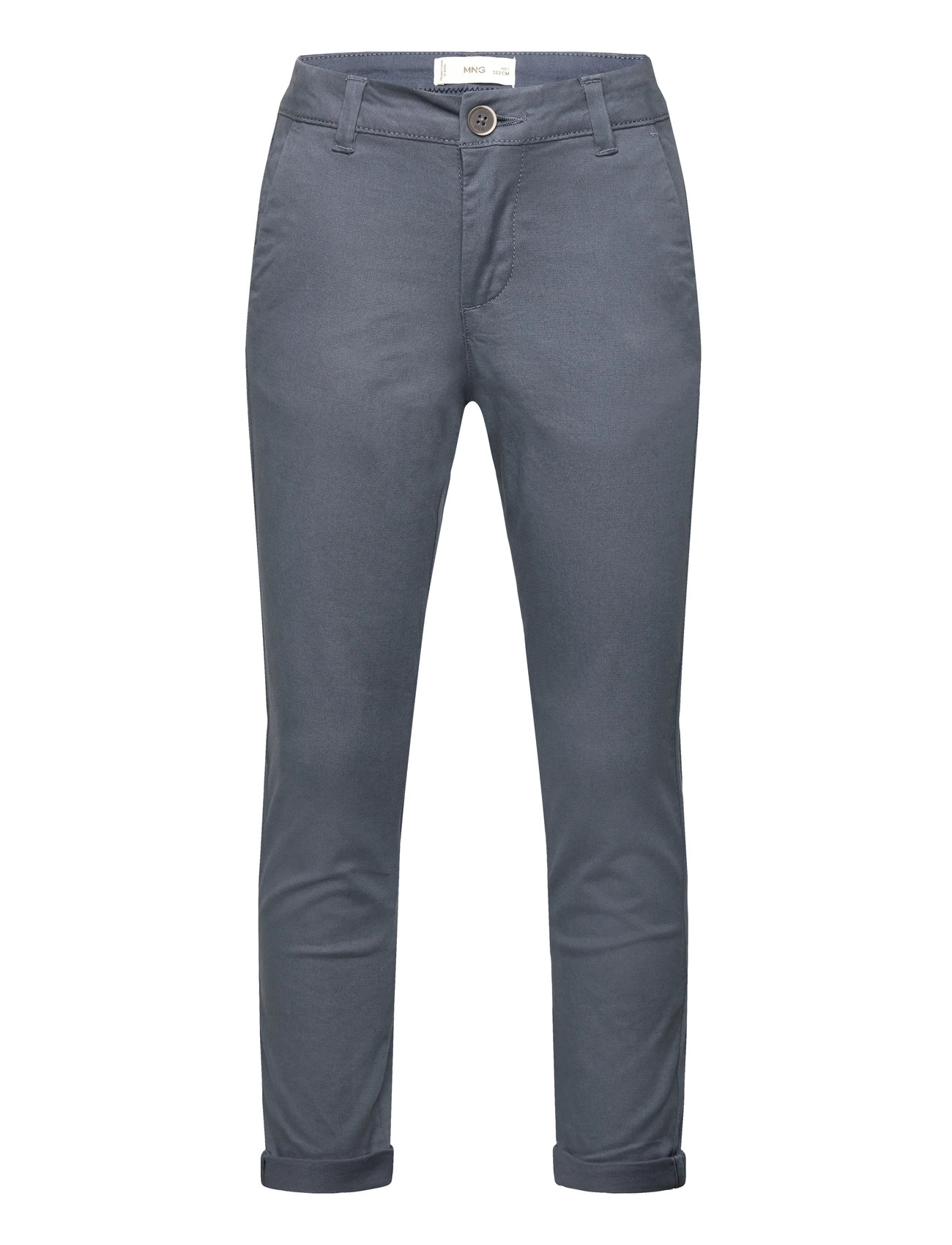 MANGO Plain Chino Hosen Blau - 6 - Kinder