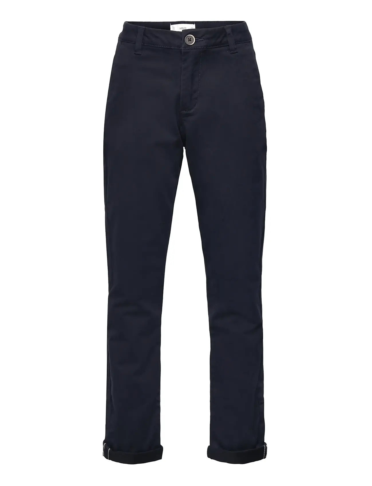 MANGO Plain Chino Hosen Schwarz - 12 - Kinder