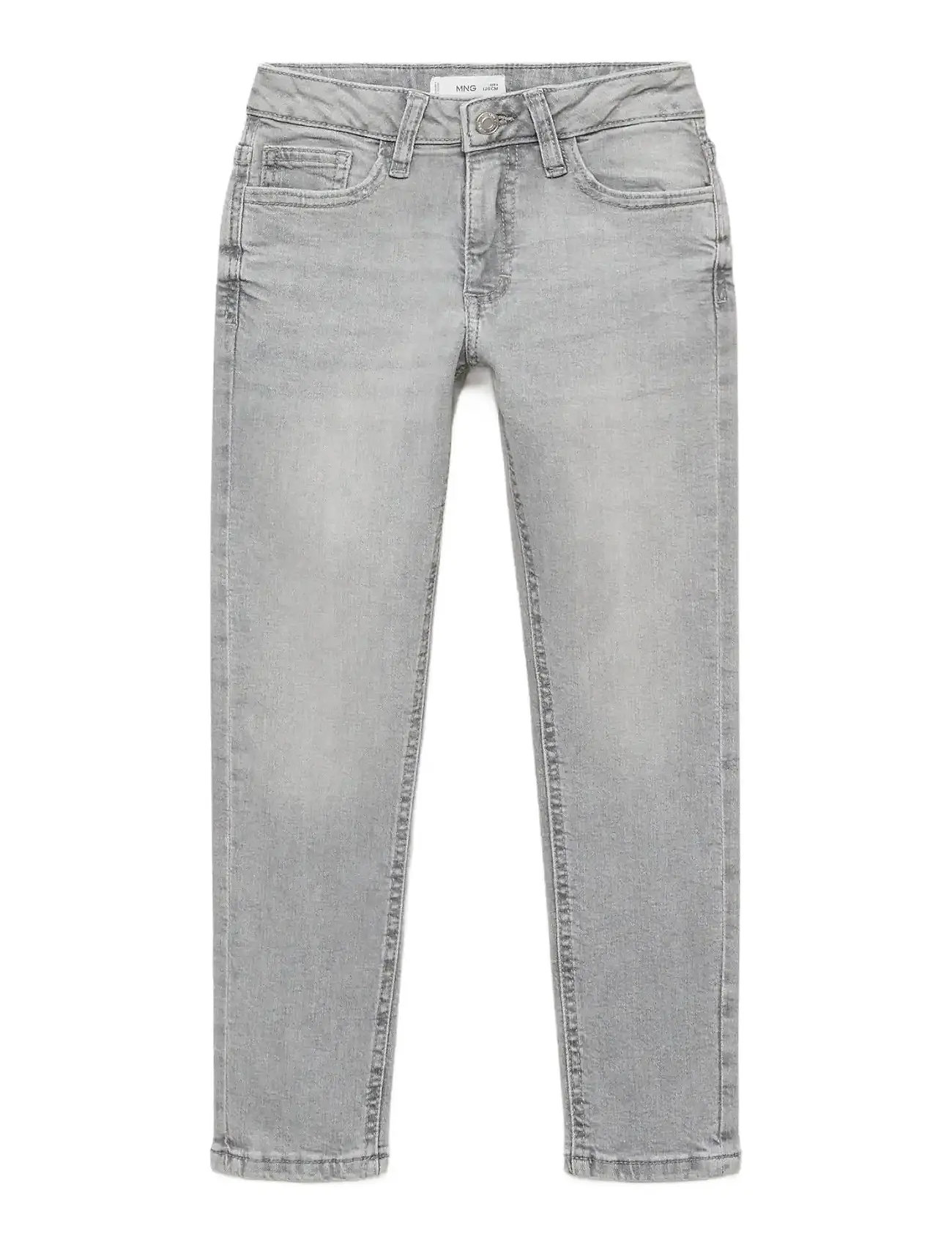 Mango Slim-Fit Jeans, 11, Grey, Jeans > Skinny Jeans, Børn