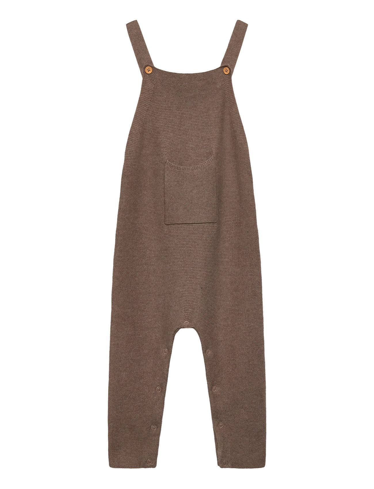 MANGO Long Strick Dungarees Braun - 3-6M - Kinder