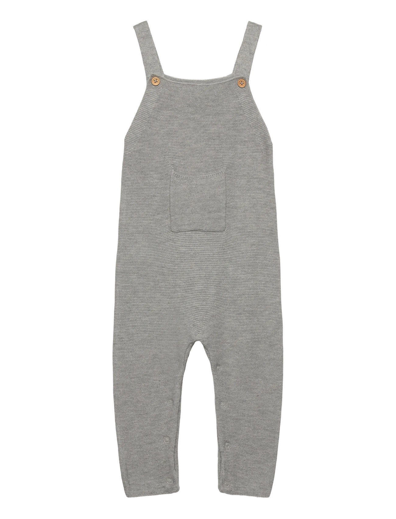 MANGO Long Strick Dungarees Grau - 3-6M - Kinder