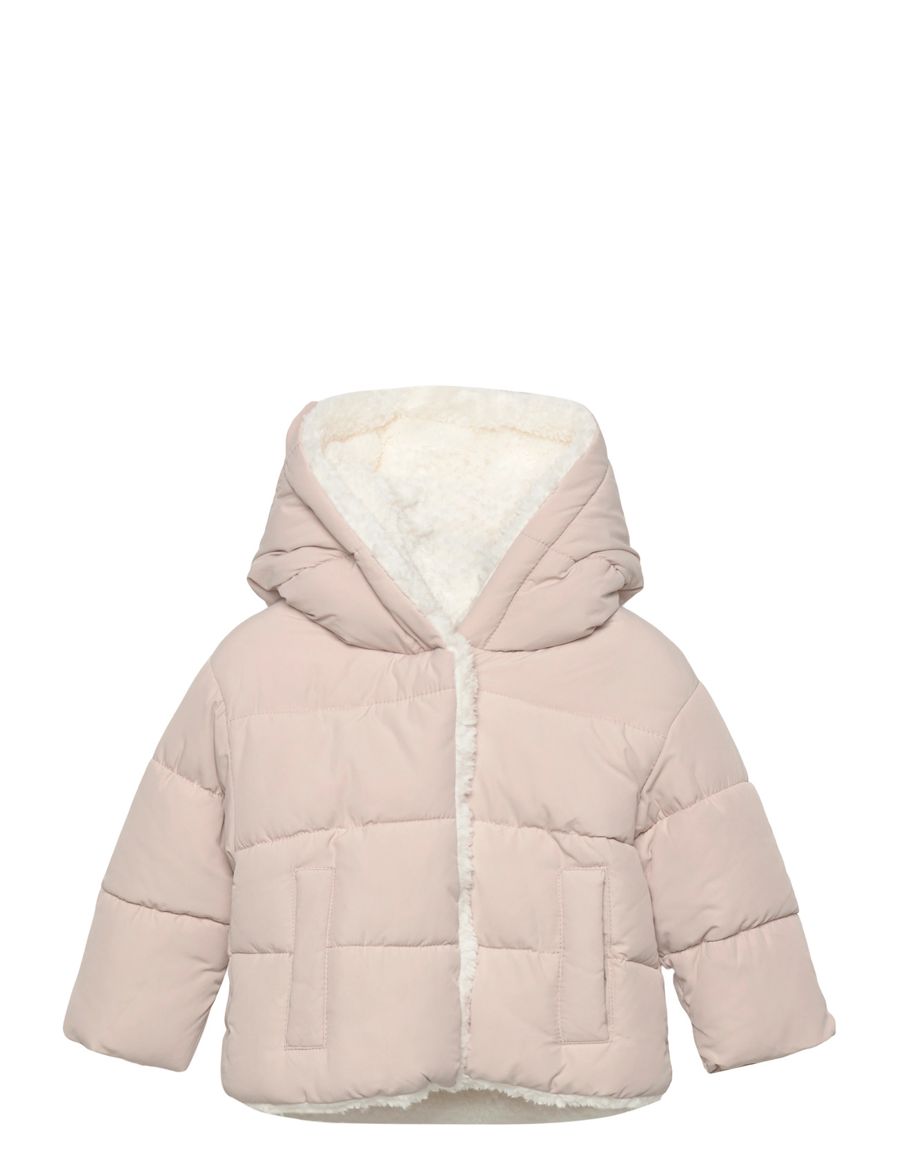 MANGO Gefüttert Anorak With Pelz-Effect Interior Beige - 2-3 - Kinder