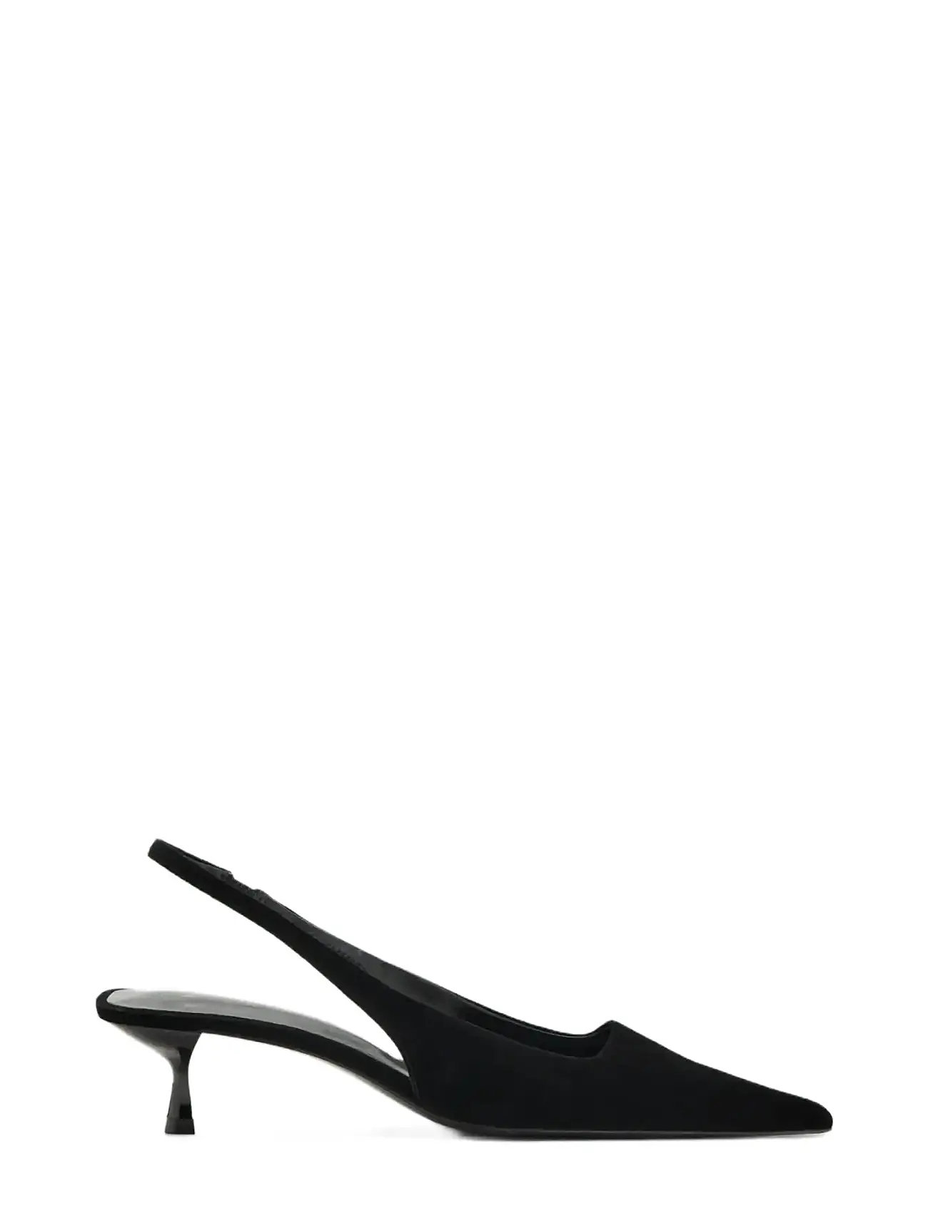 MANGO Samt Heeled Schuhe Schwarz - 39 - Damen