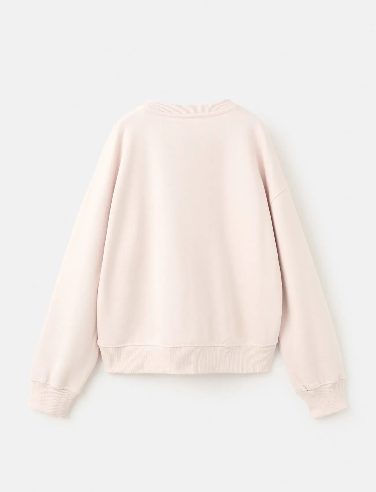 Mango Embroidered Cotton Sweatshirt, 11-12, Pink, Sweatshirts & Hættetrøjer > Sweatshirts, Børn