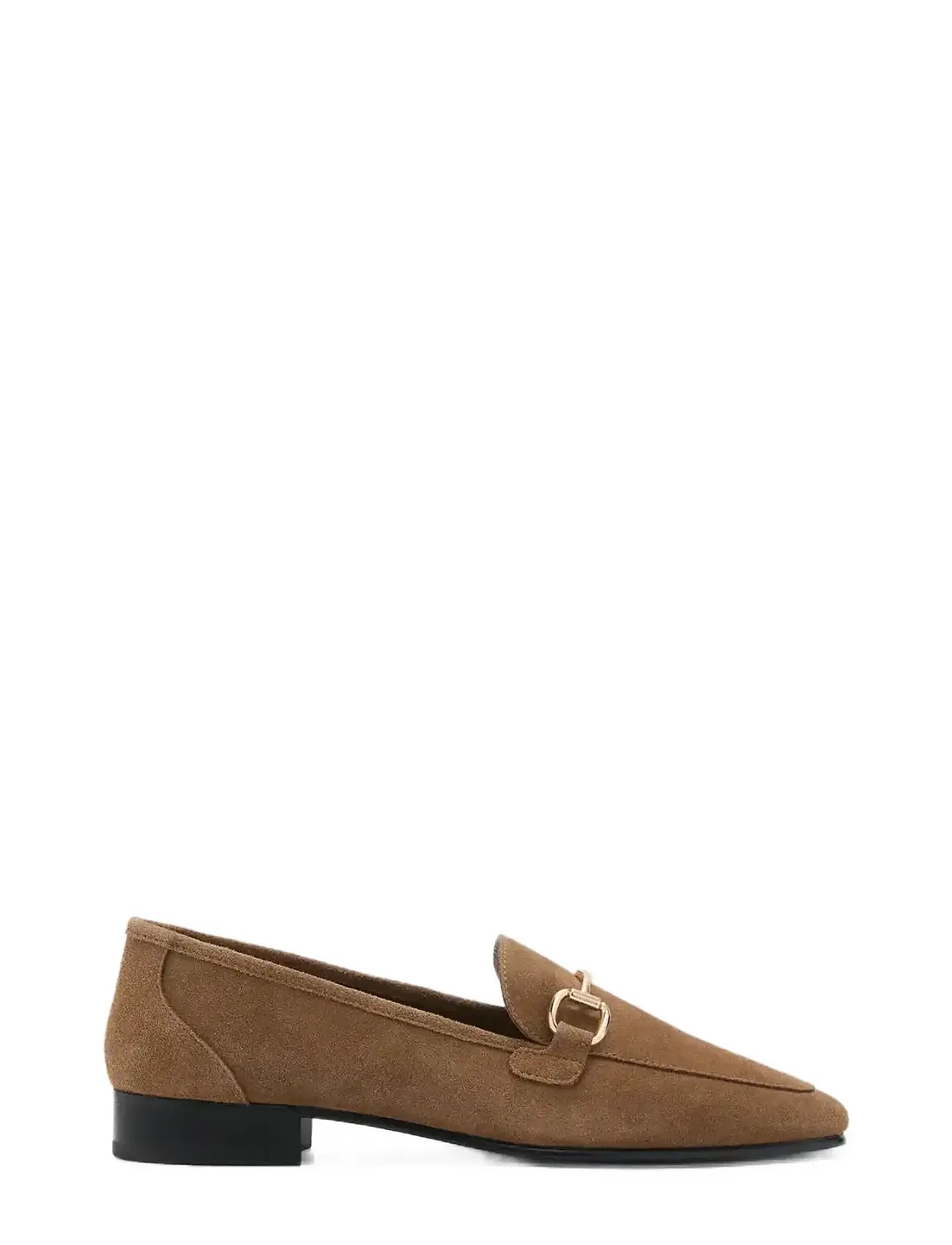 MANGO Wildleder Moccasins With Buckle Beige - 36 - Damen