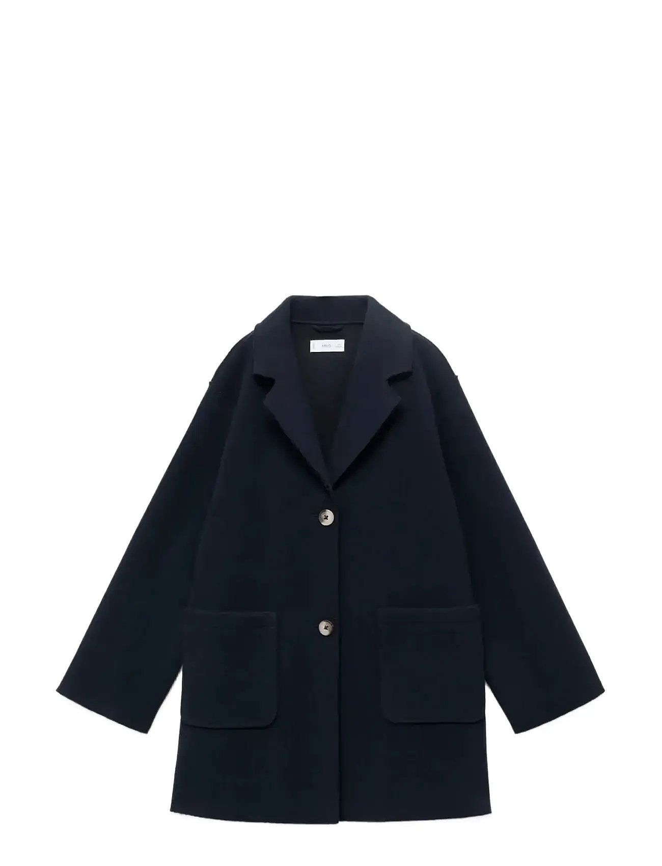 MANGO Cloth Midi-Mantel Navy - 10 - Kinder