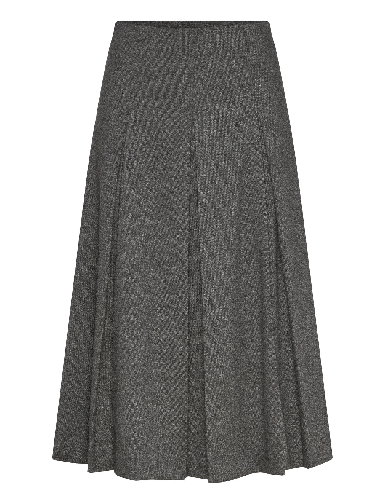 MANGO Pleated A-Line Rock Grau - L - Damen