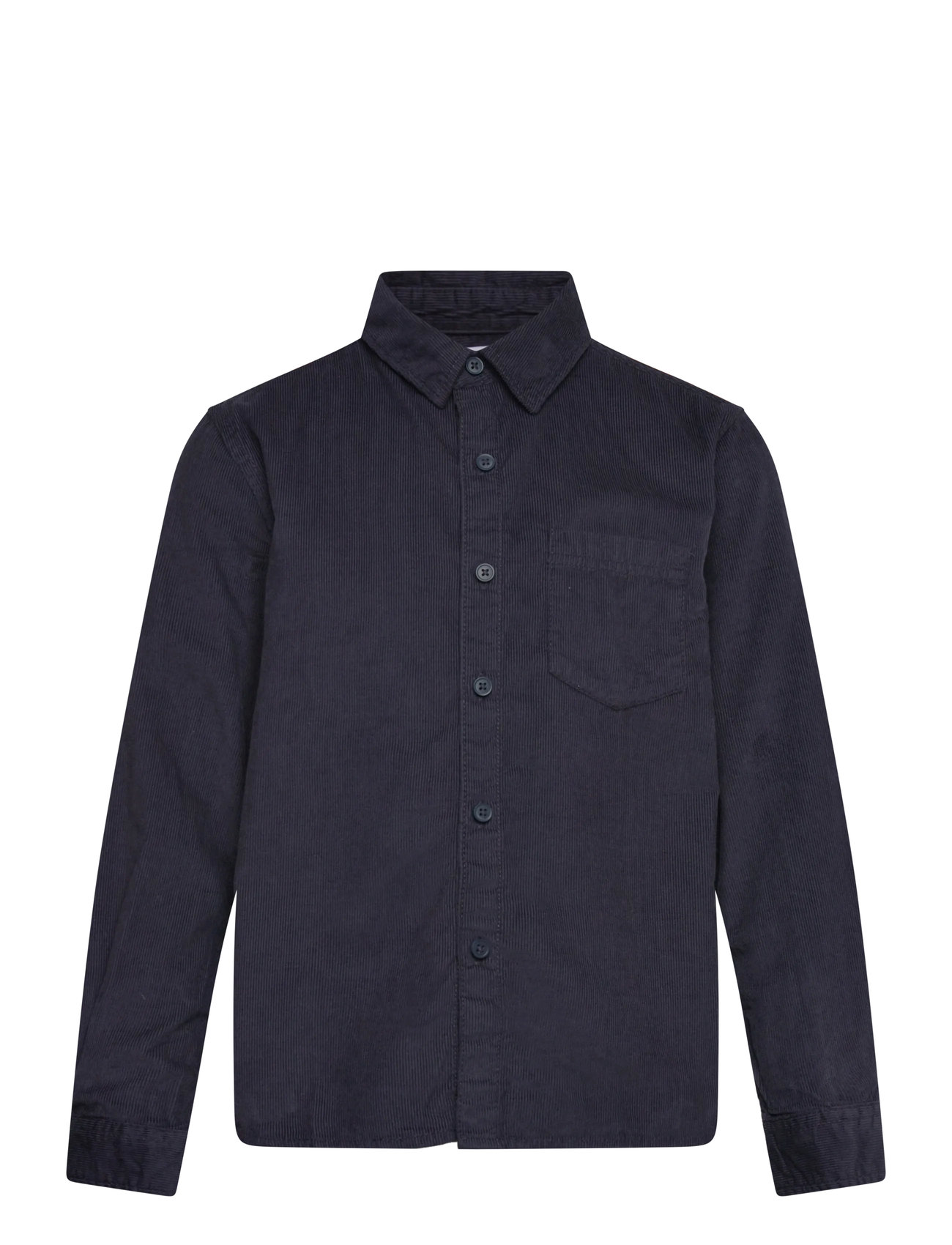 MANGO Regular-Fit Kordsamt Shirt Navy - 10 - Kinder