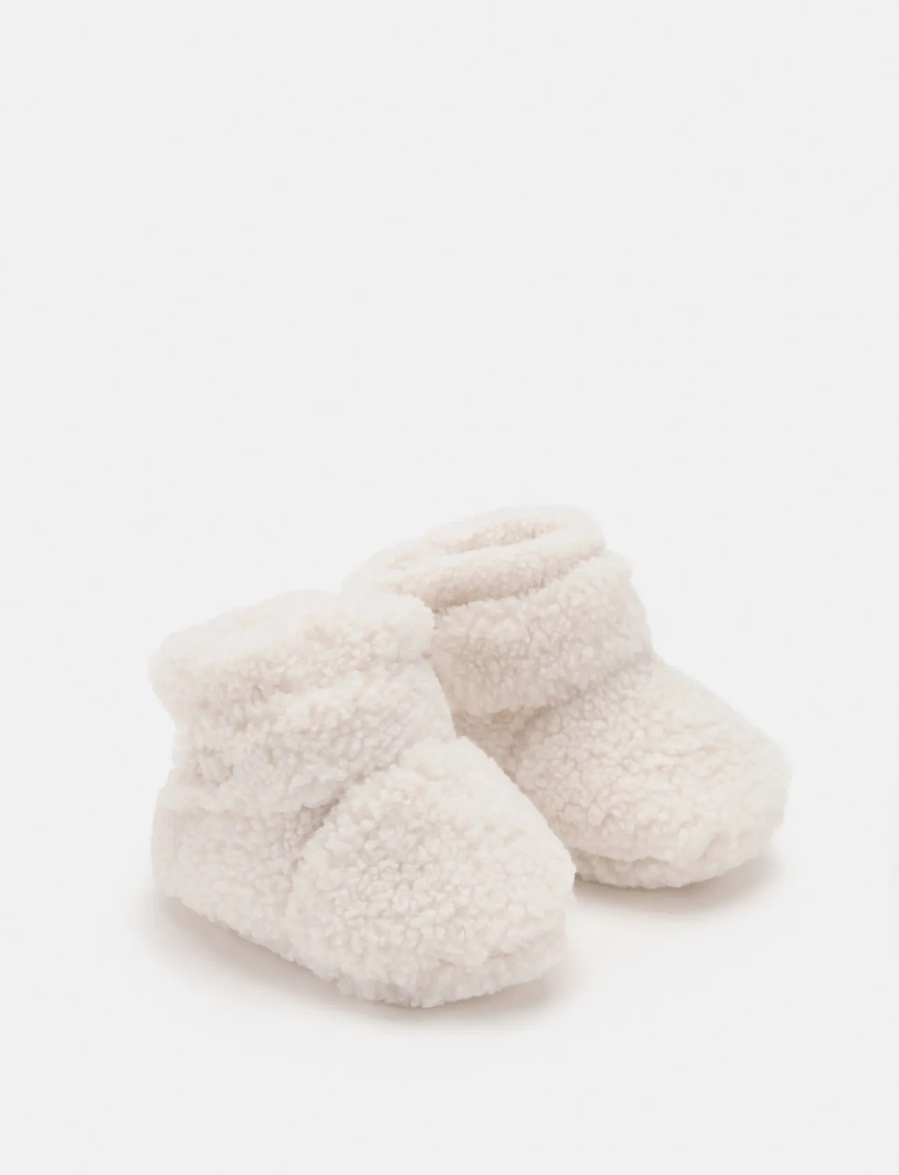 Mango Shearling Booties, One Size, White, Sko > Tøfler Og Indendørssko, Børn