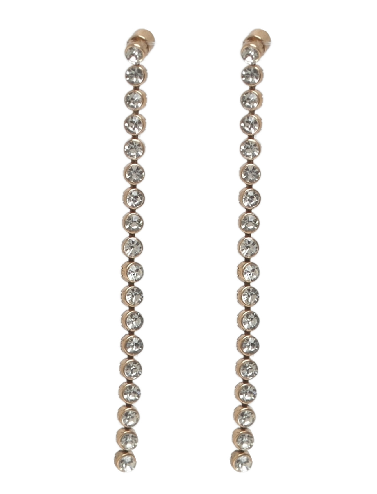 MANGO Long Crystal Ohrringe Gold - One Size - Damen