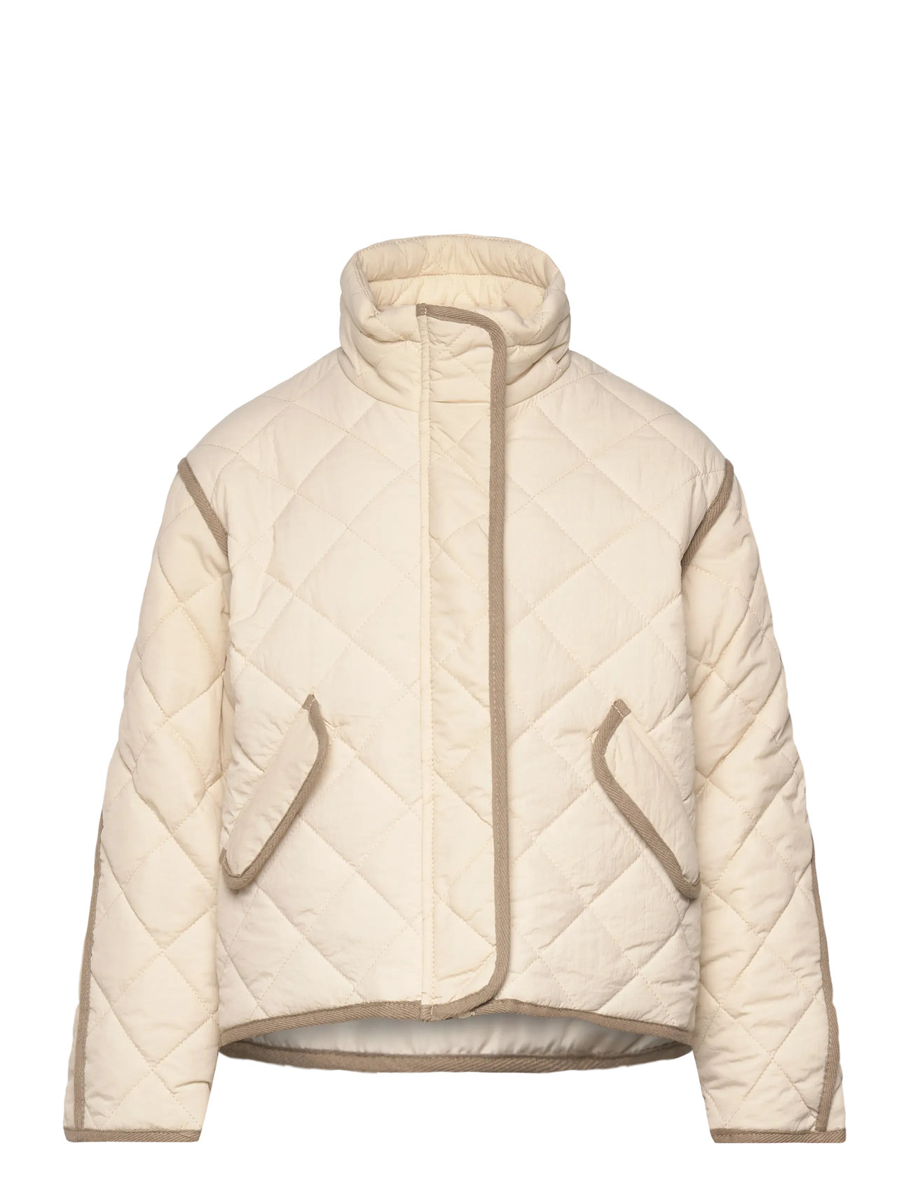 Mango Quilted Jacket, 7, Cream, Jakker & Frakker > Quiltede Jakker, Børn