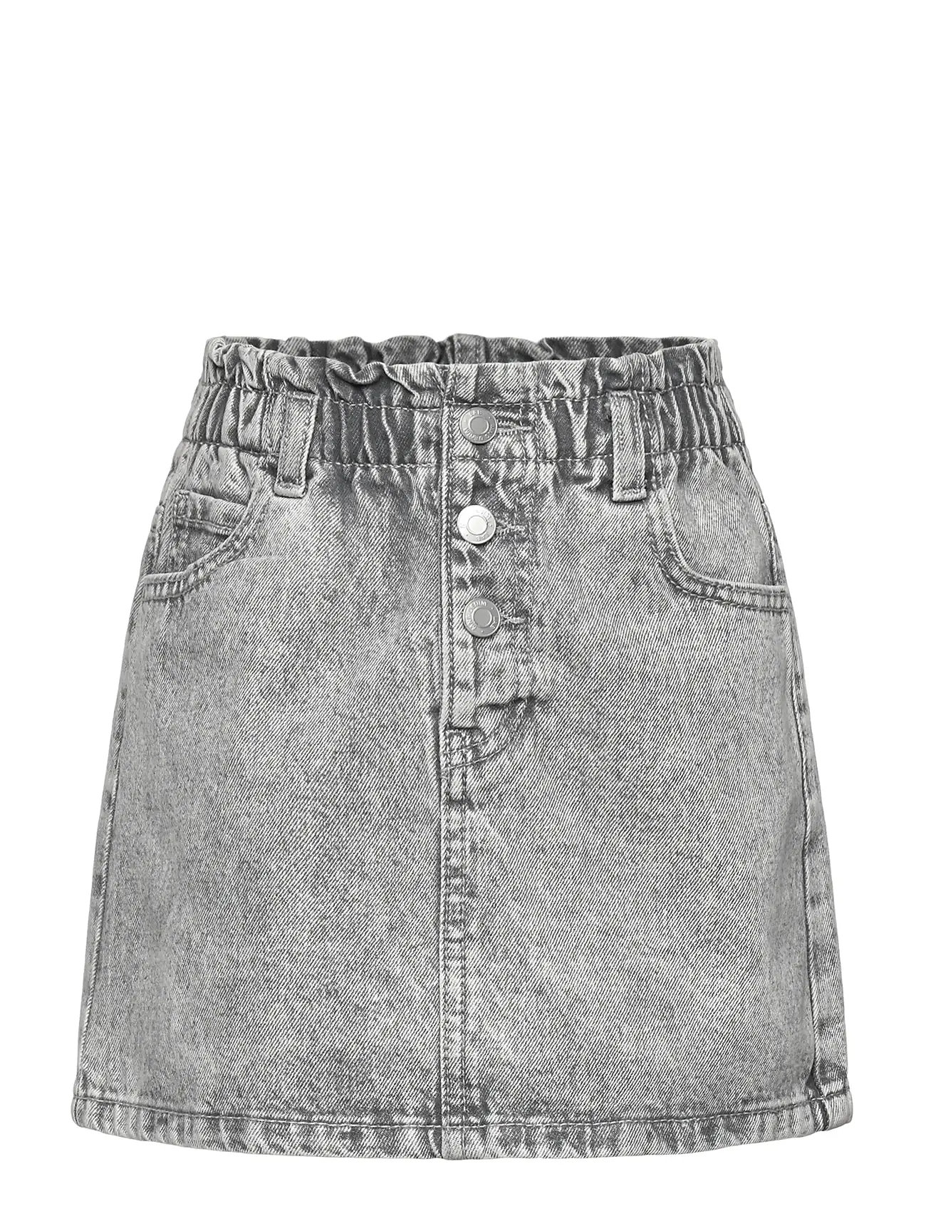 MANGO Denim Paperbag Rock Grau - 6 - Kinder