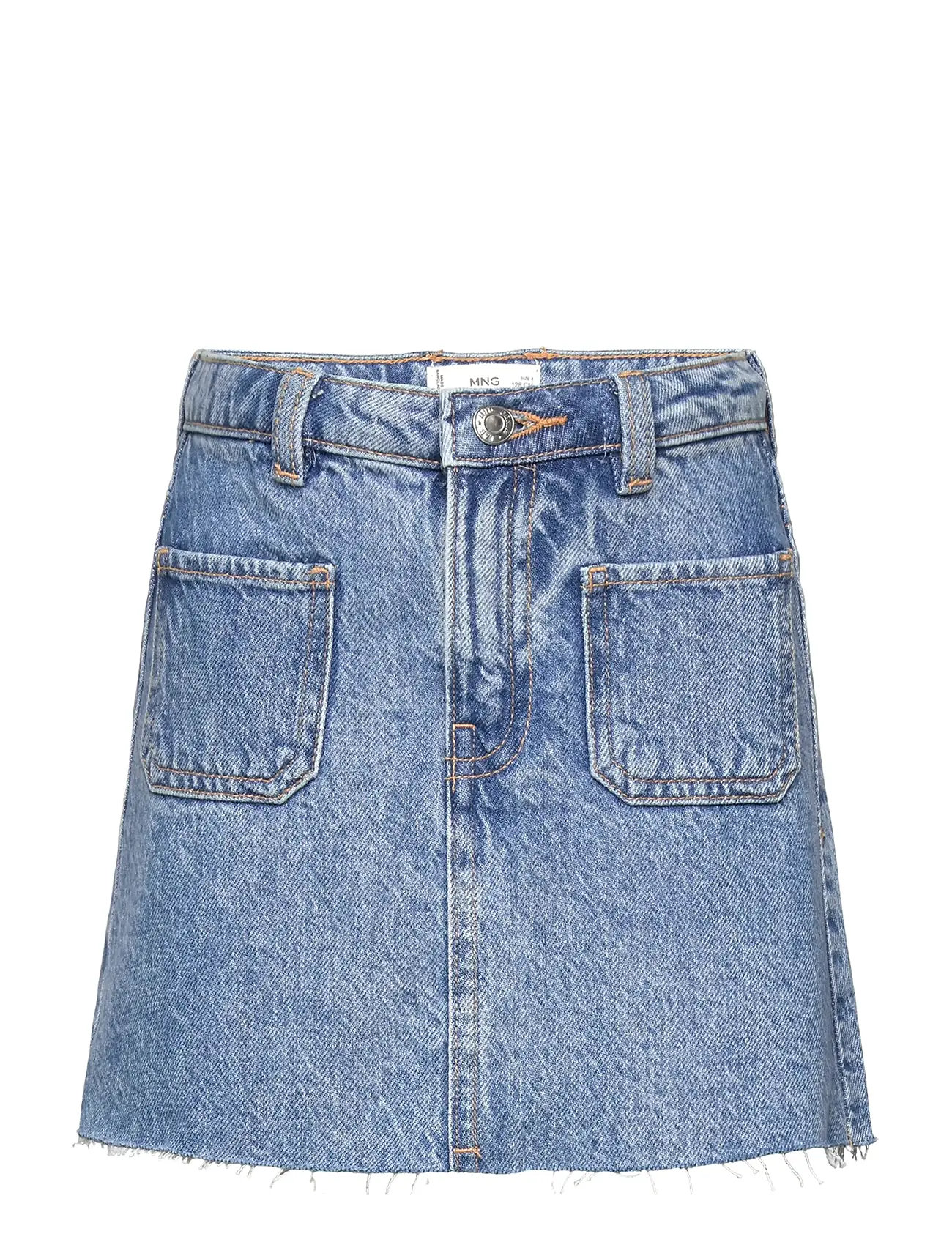 MANGO Denim Kurz Rock Blau - 12 - Kinder