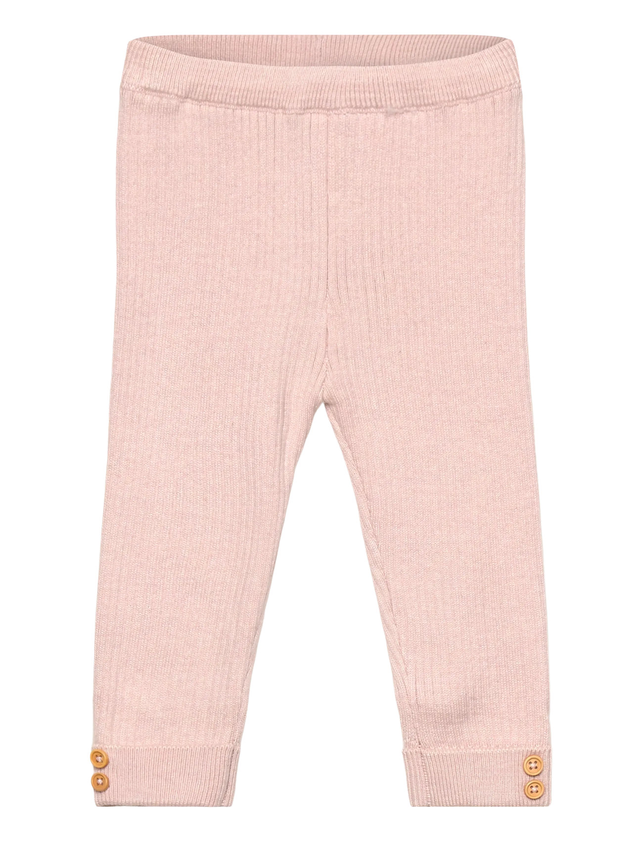 MANGO Ribbed Strick Leggings Pink - 3-6M - Kinder