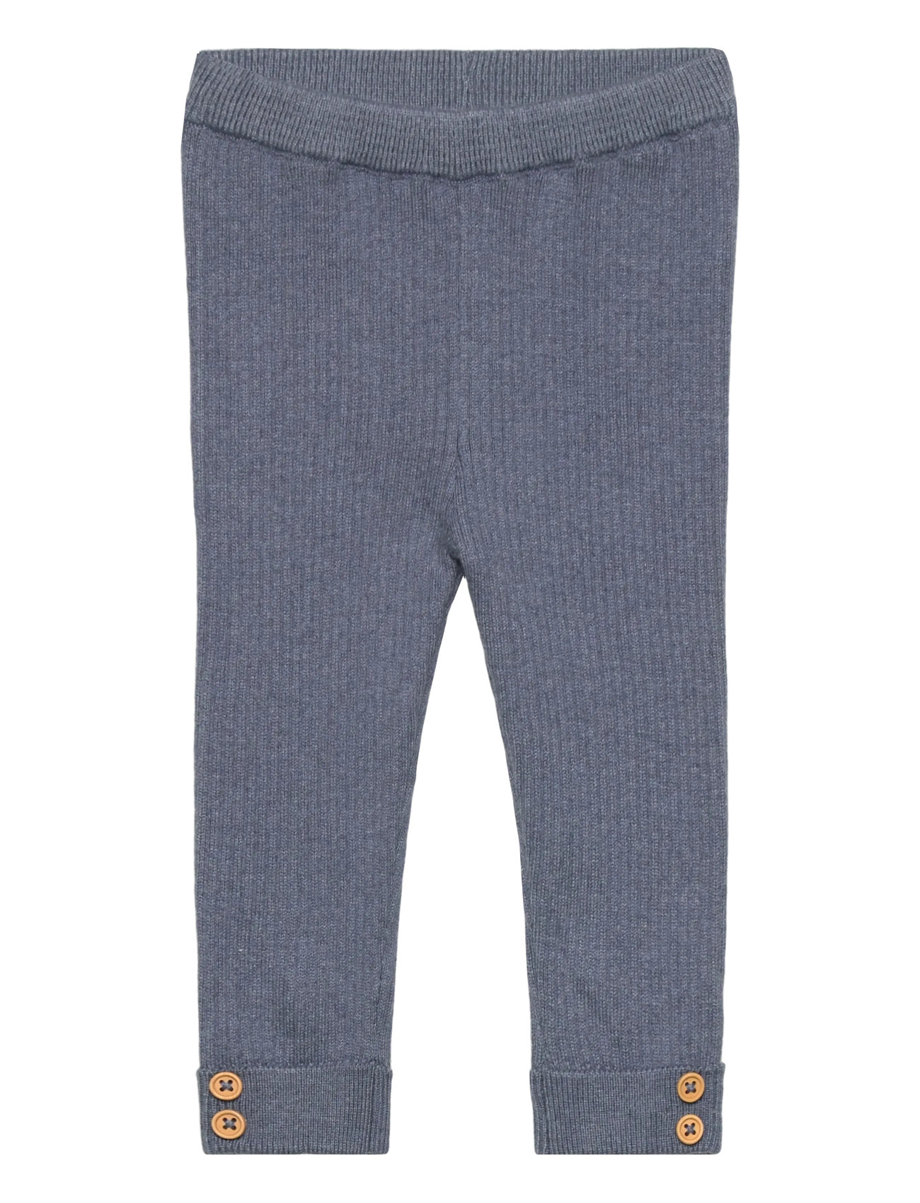 MANGO Ribbed Strick Leggings Blau - 6-9M - Kinder