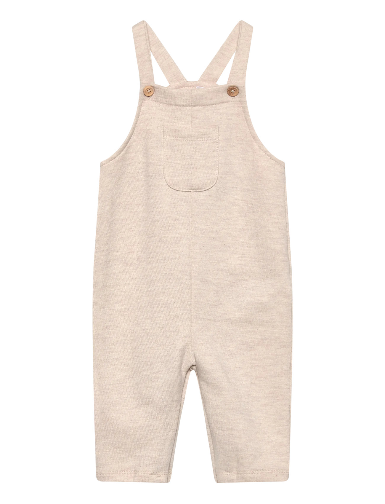 MANGO Long Baumwolle Dungarees Beige - 6-9M - Kinder