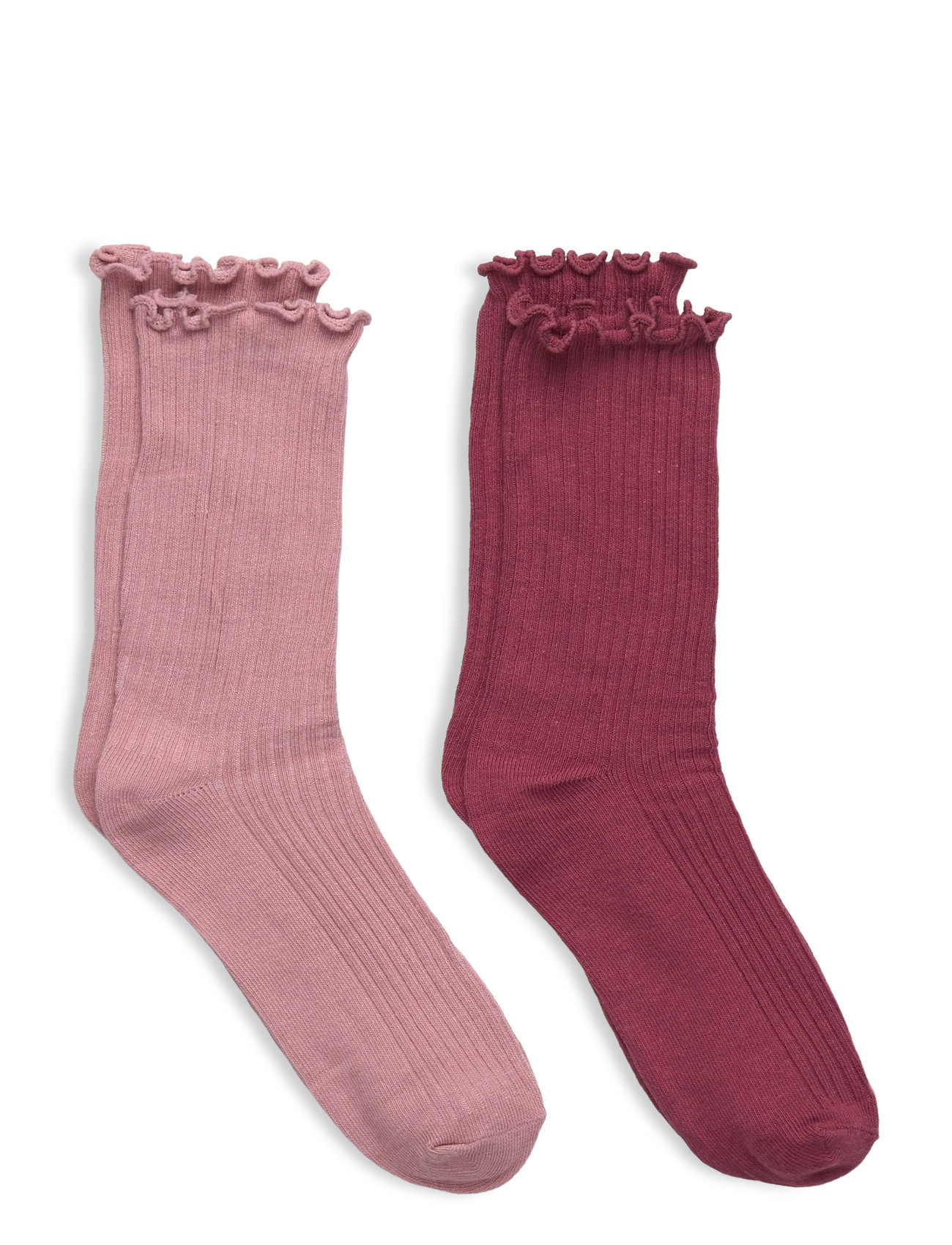 MANGO 2 Pack Ribbed Socken Pink - S - Kinder