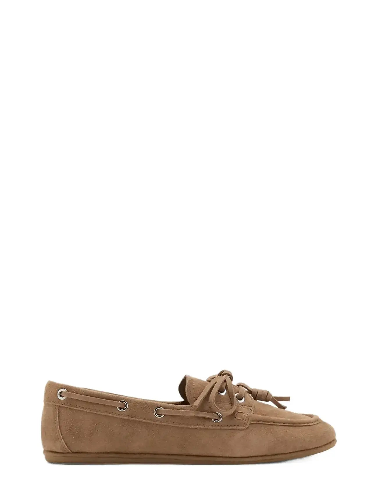 MANGO Deck Schuhe With Laces Beige - 40 - Damen