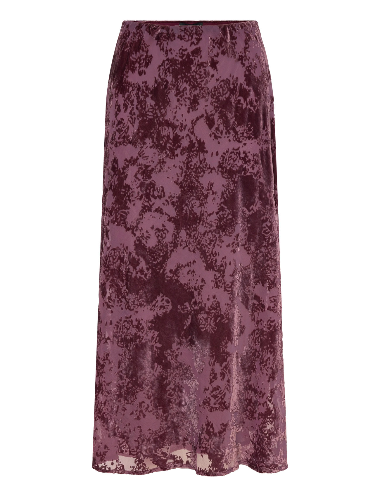 MANGO Long Jacquard Rock Lila - XXS/XS - Damen