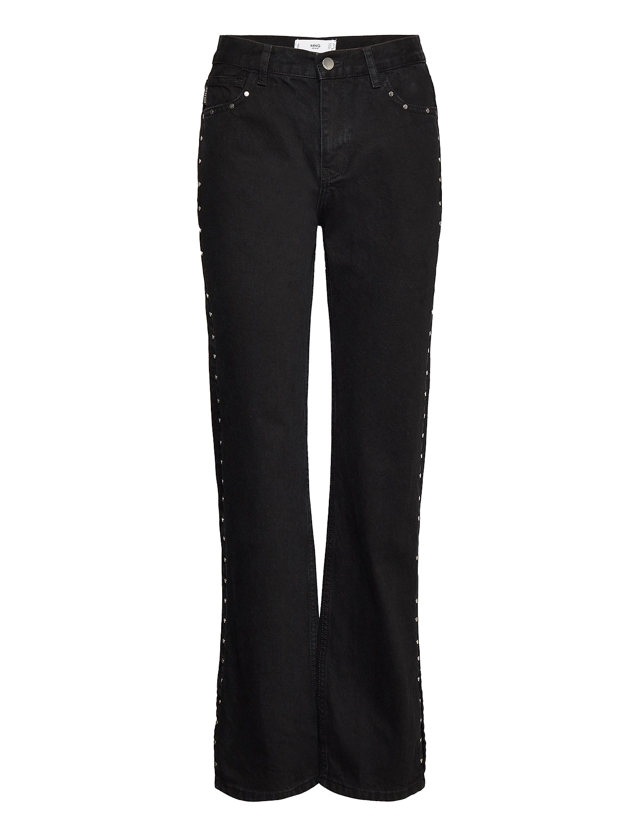 Brigitte Bottoms Jeans Straight-regular Black Mango