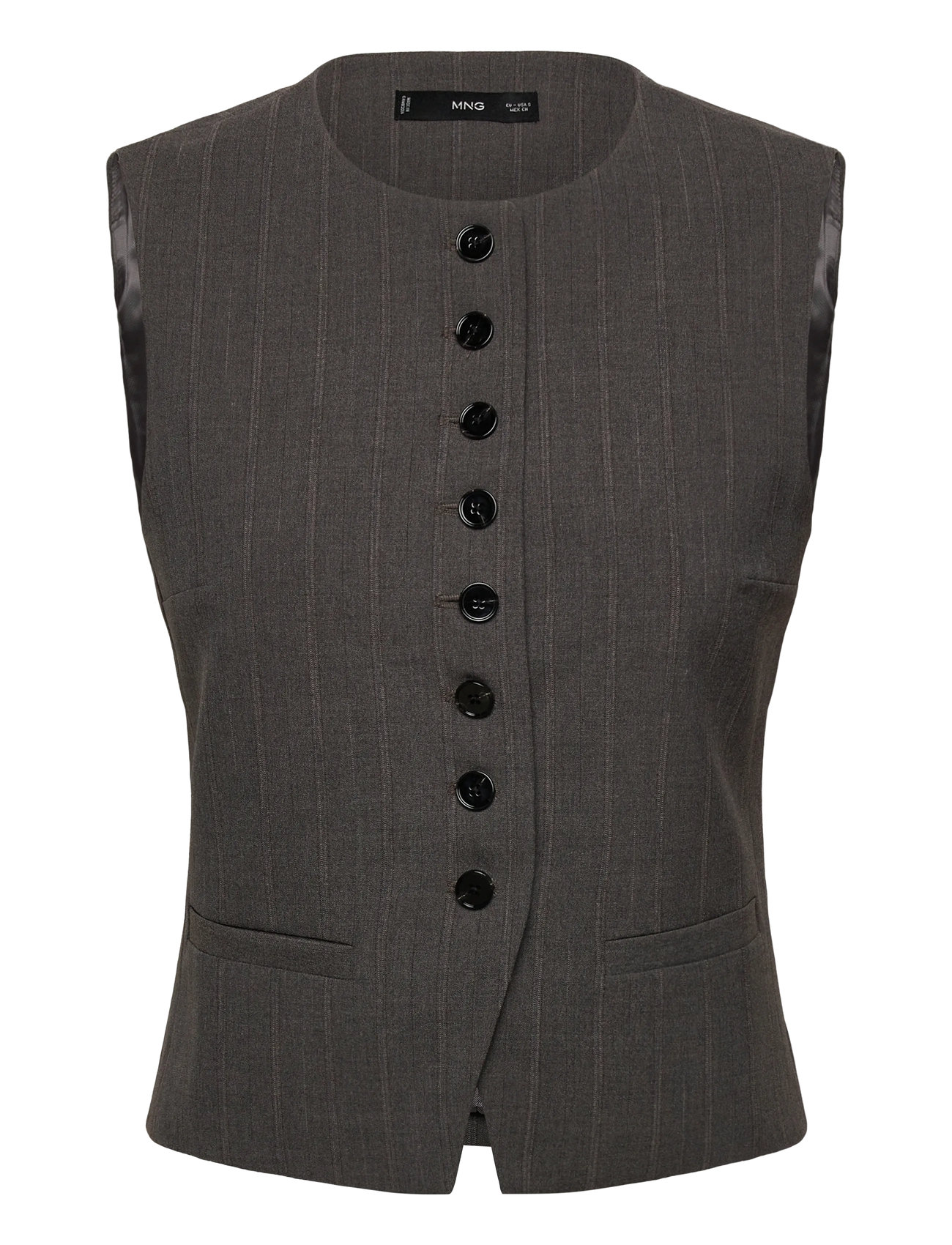 MANGO Anzug Weste With Buttons Grau - S - Damen