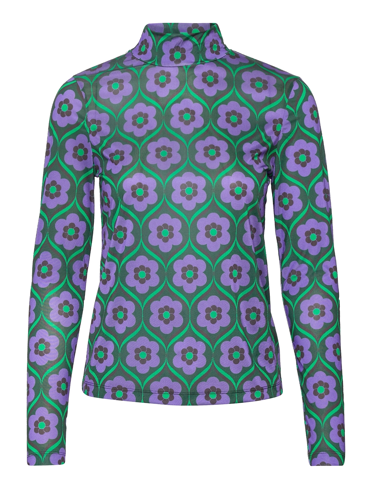 Flora Tops T-shirts & Tops Long-sleeved Multi/patterned Mango